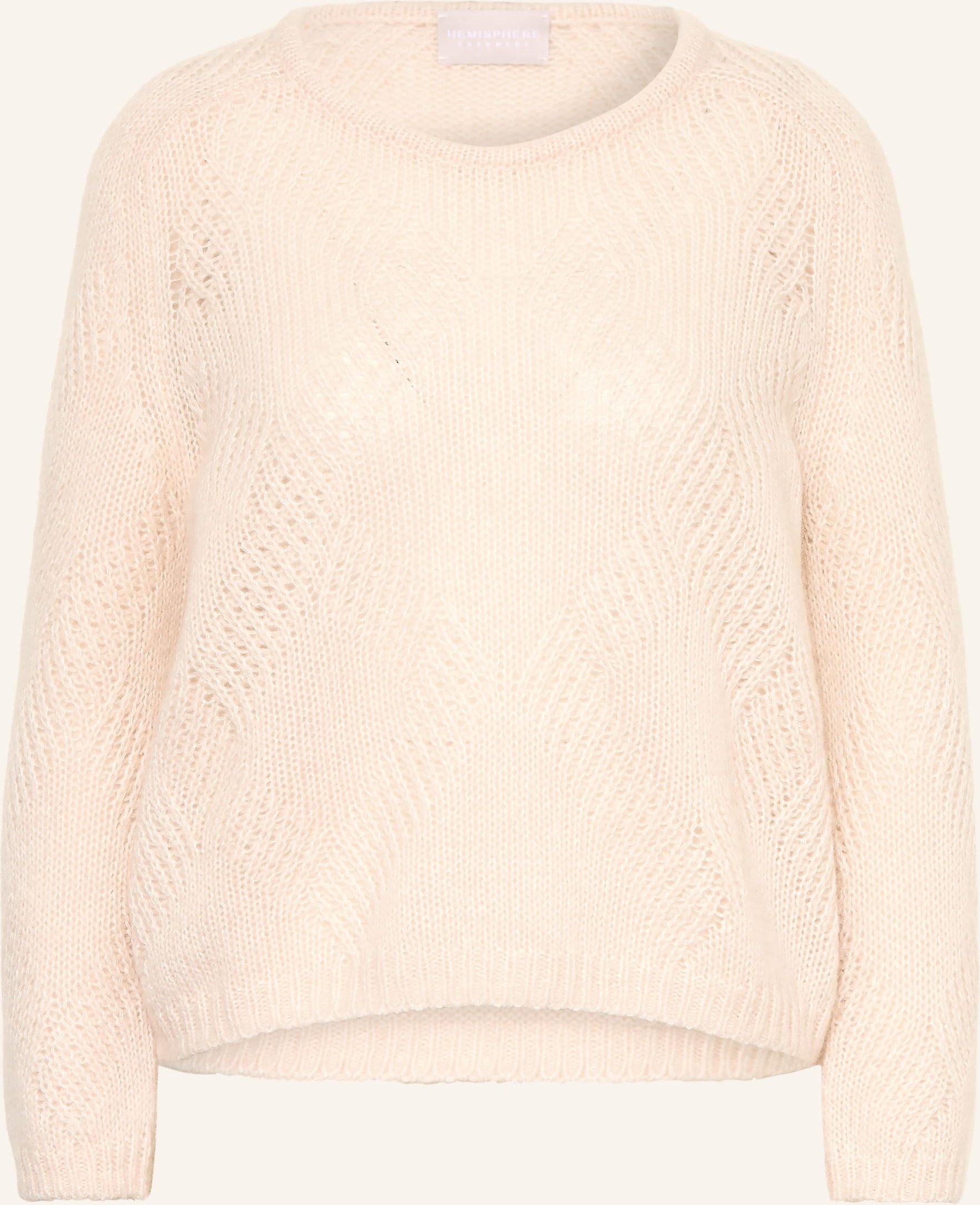 Hemisphere Pullover Mit Cashmere beige