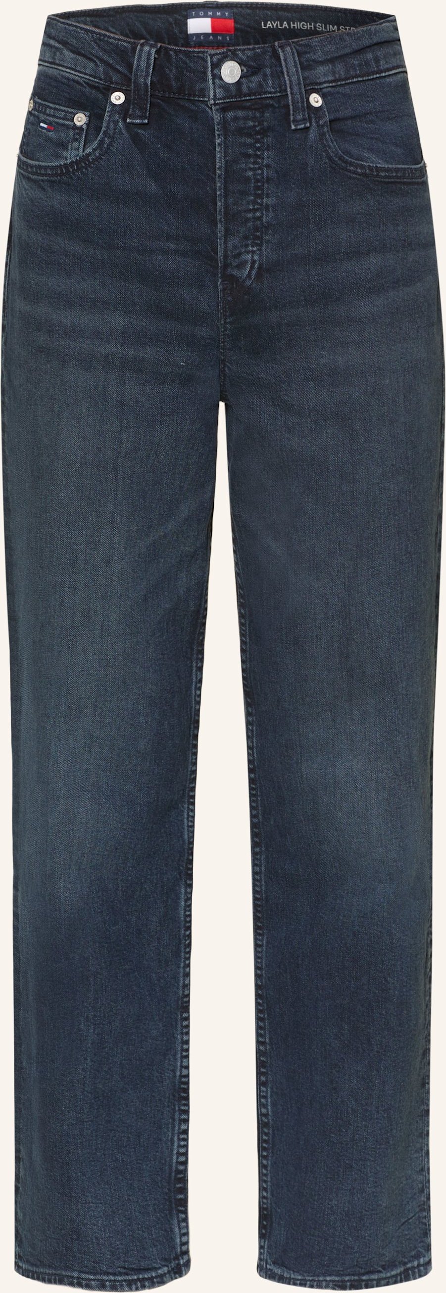 Thumbnail - Tommy Jeans Straight Jeans Layla blau