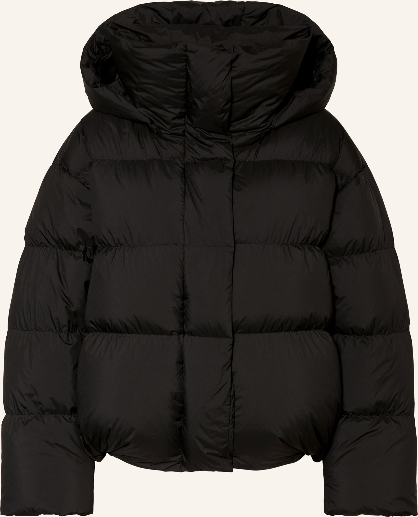 Jnby Daunenjacke Mit Abnehmbarer Kapuze schwarz