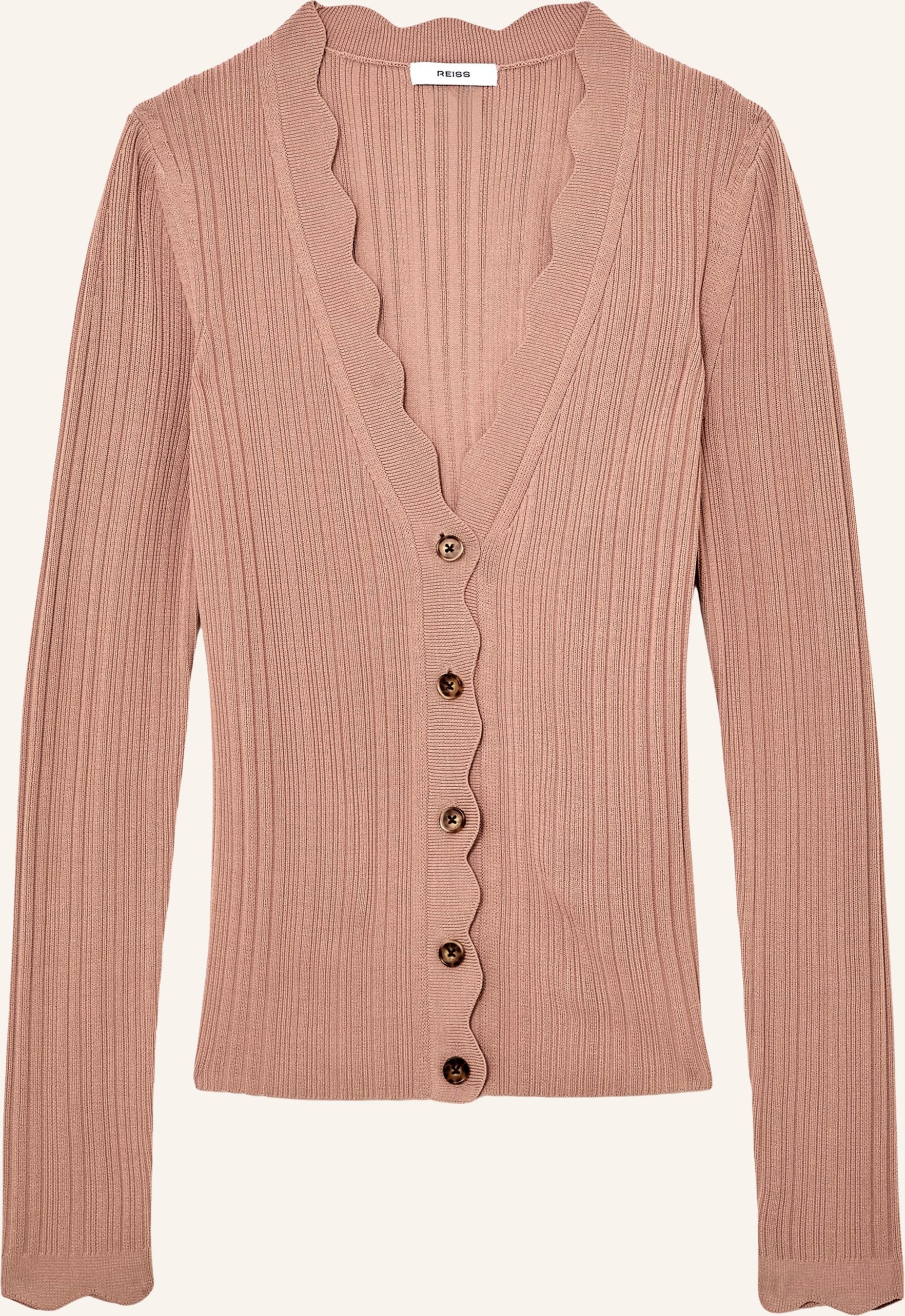 Reiss Strickjacke Vinny pink