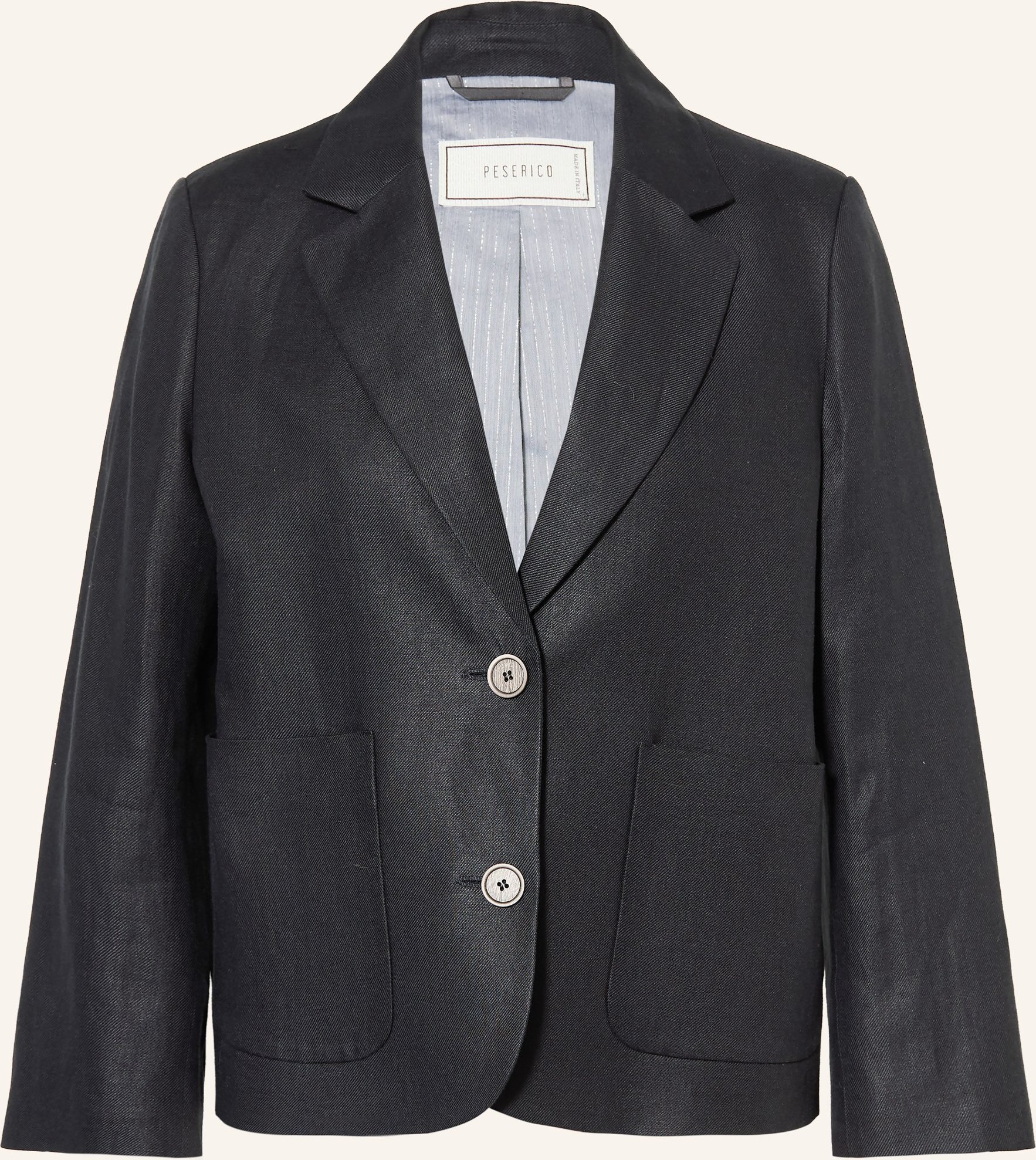 Peserico Leinenblazer blau