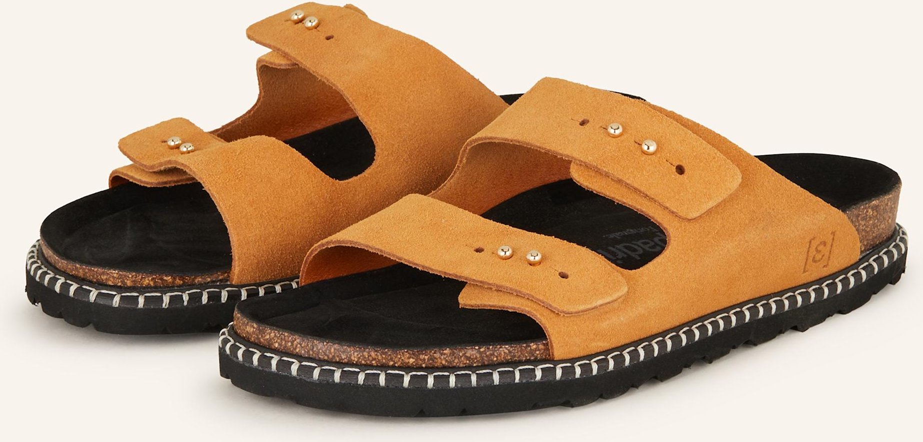 Espadrij L'originale Pantoletten Ami braun