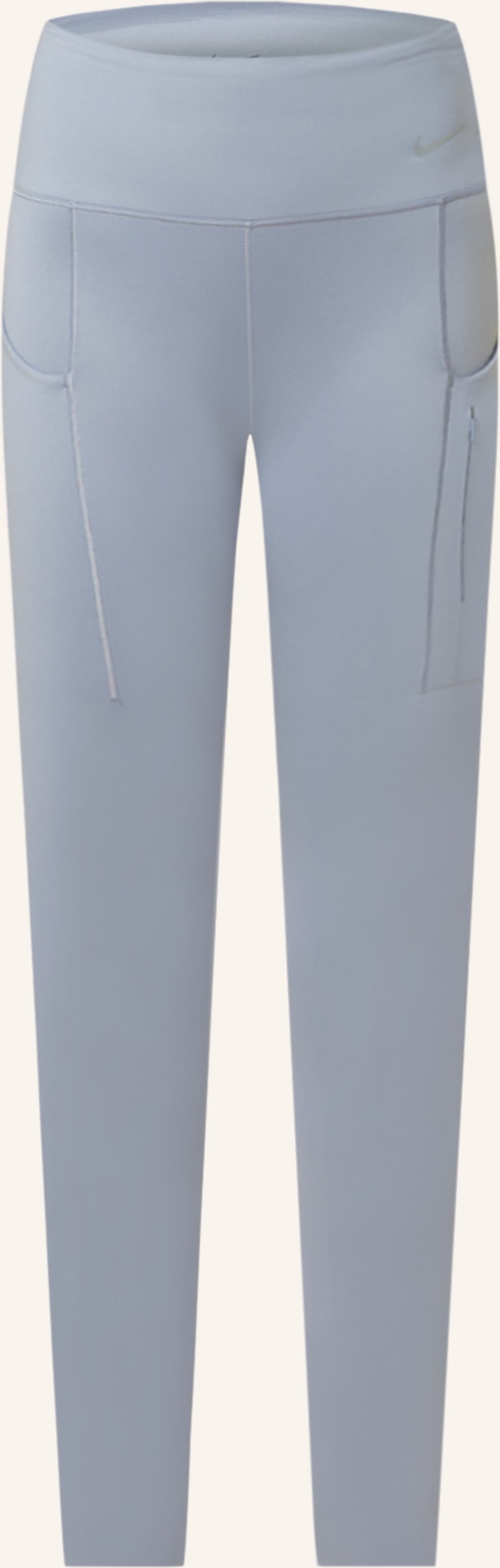 Thumbnail - Nike Lauf-Tights Go grau