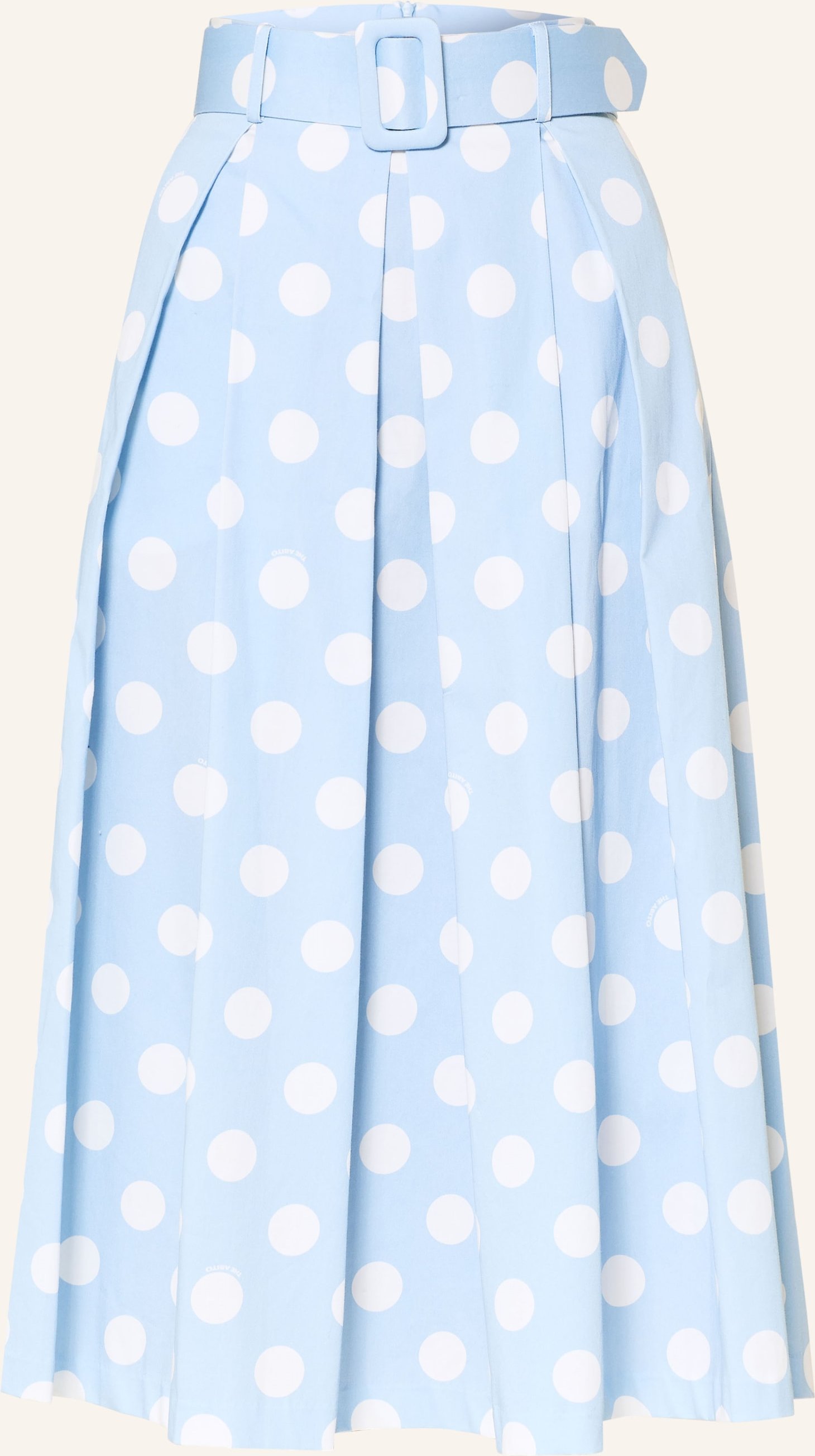 The Abito Faltenrock blau