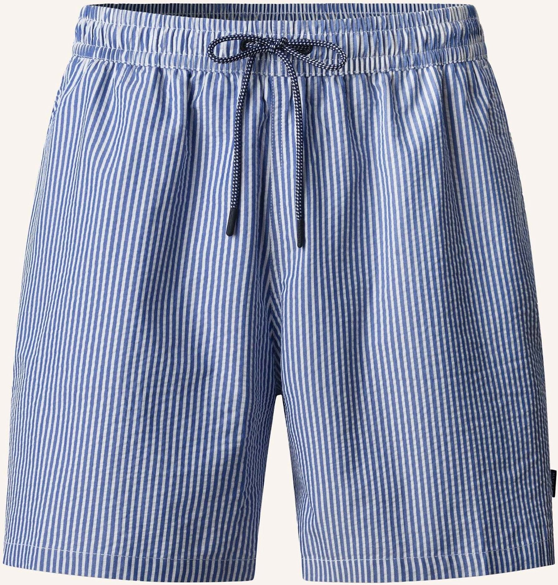 Hackett London Badeshorts Seersucker Elasticated blau