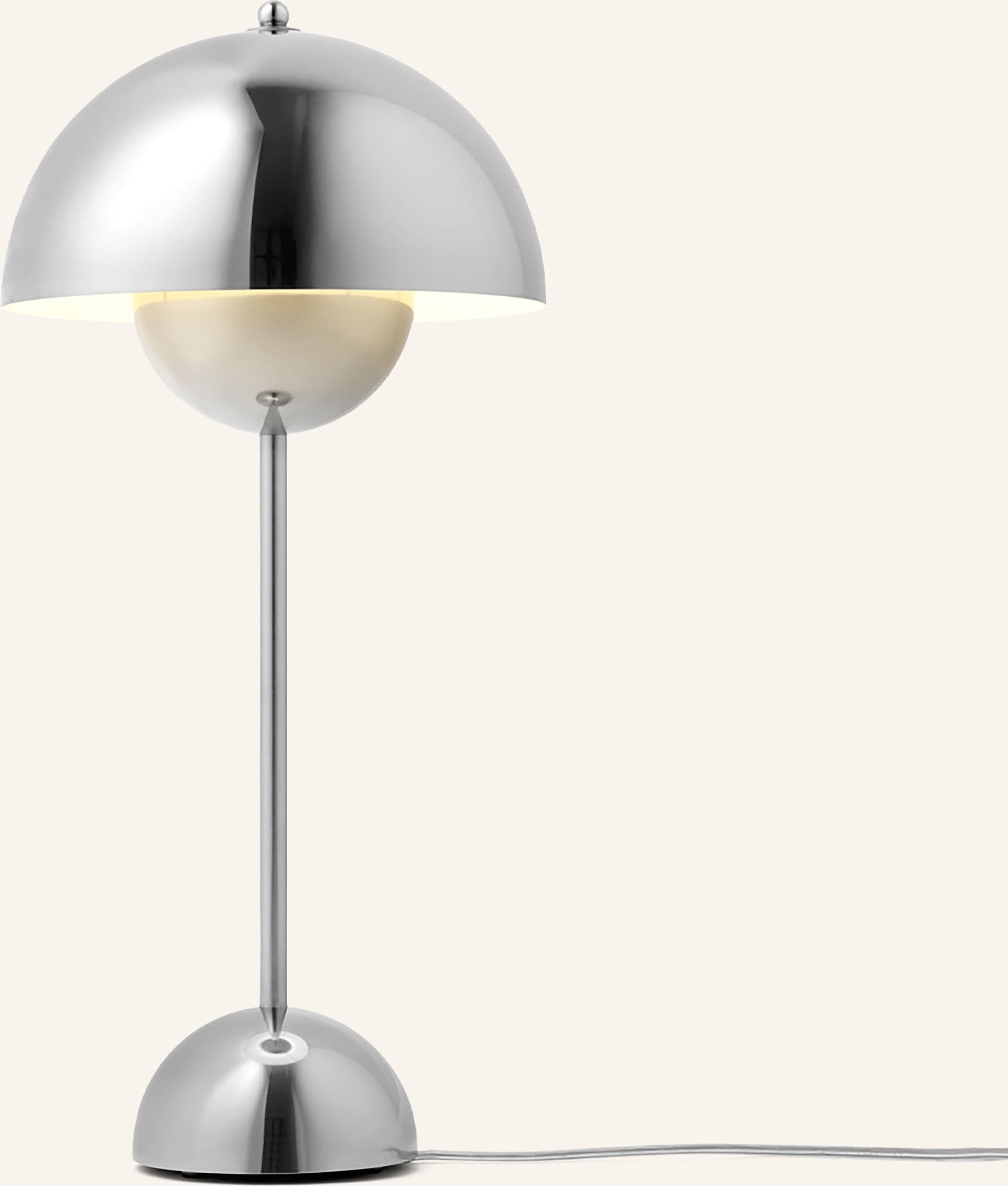 &Tradition Tischleuchte Flowerpot vp3 silber