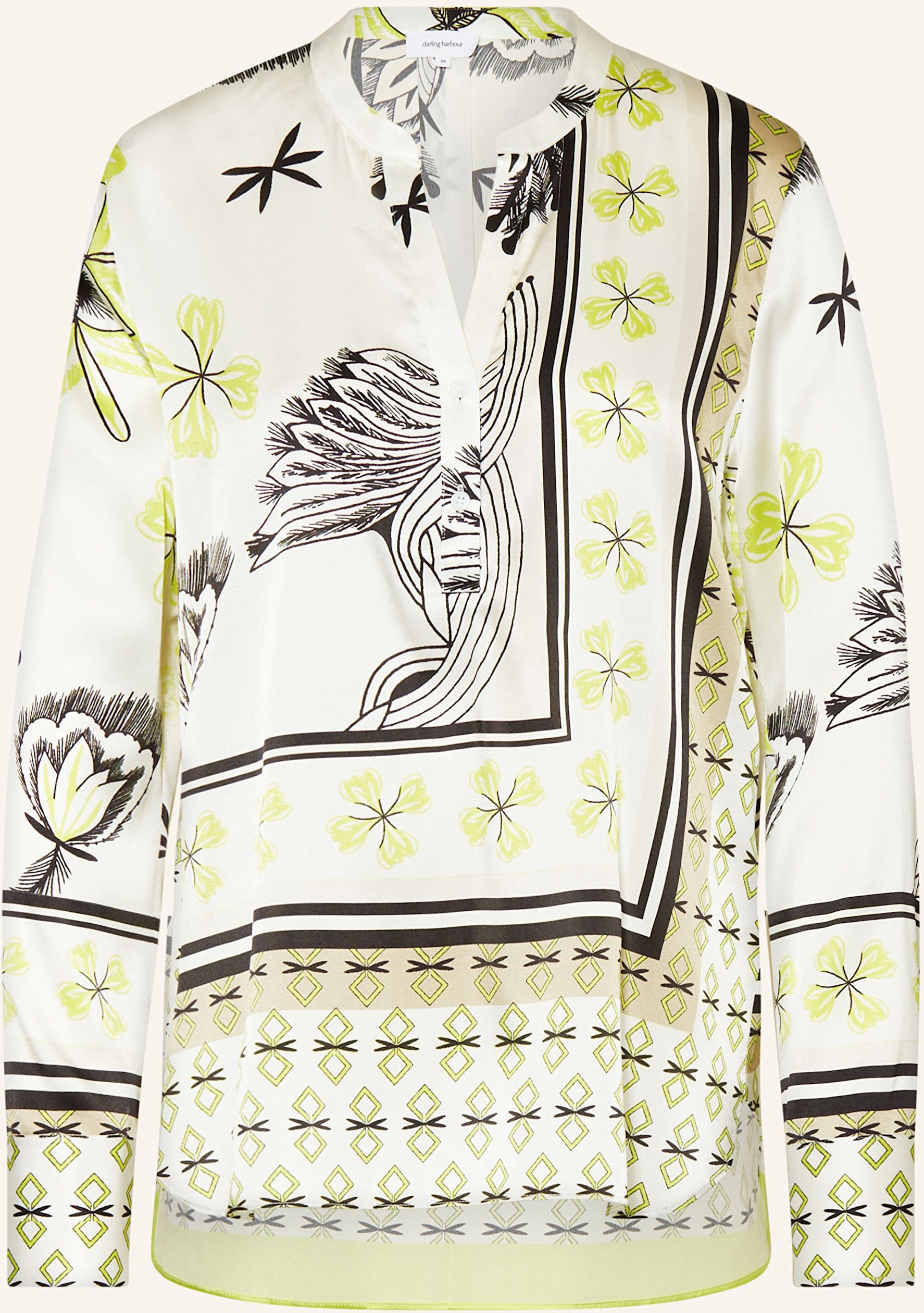 Darling Harbour Seidenbluse gruen