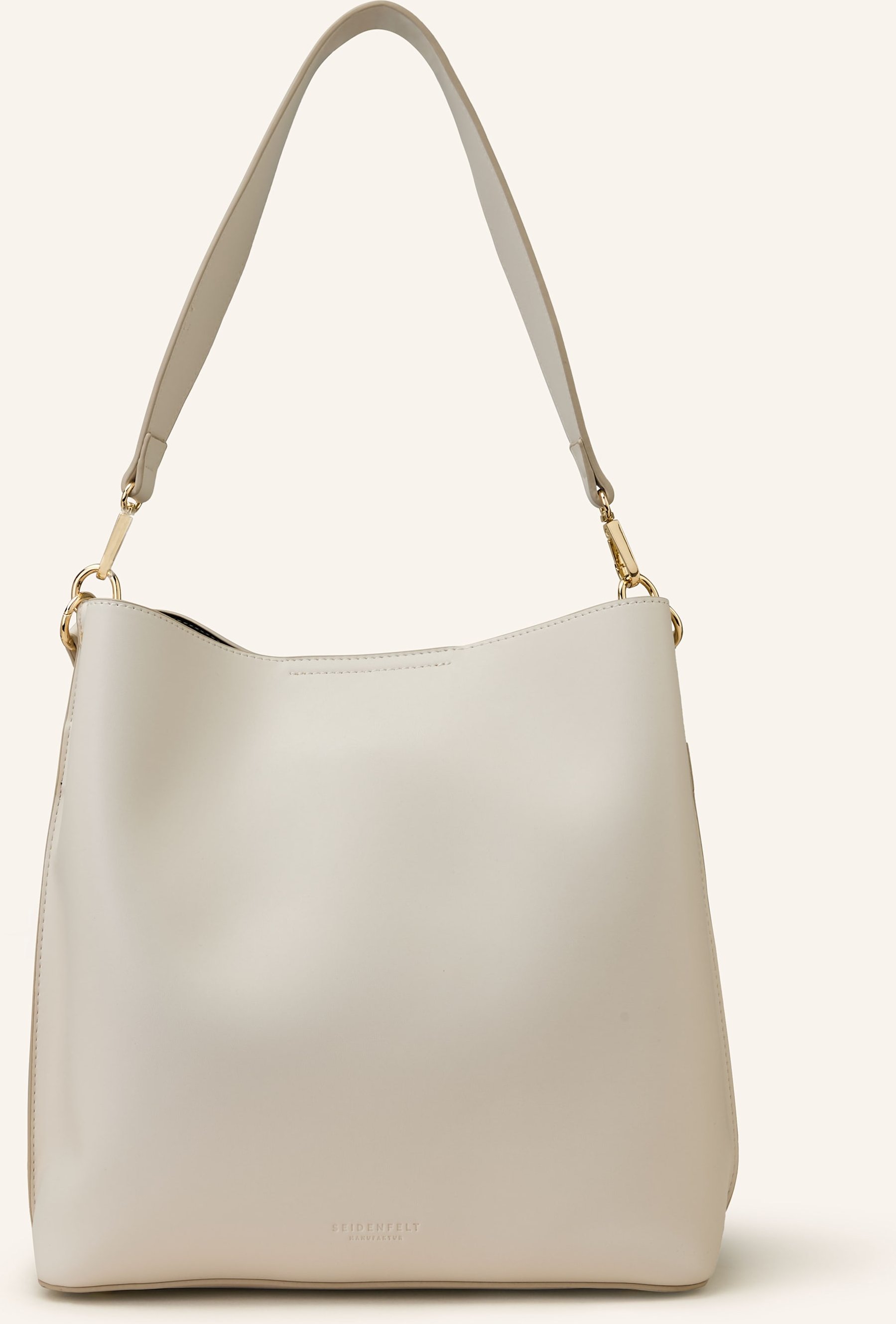 Seidenfelt Beuteltasche Lilla Ro Medium beige