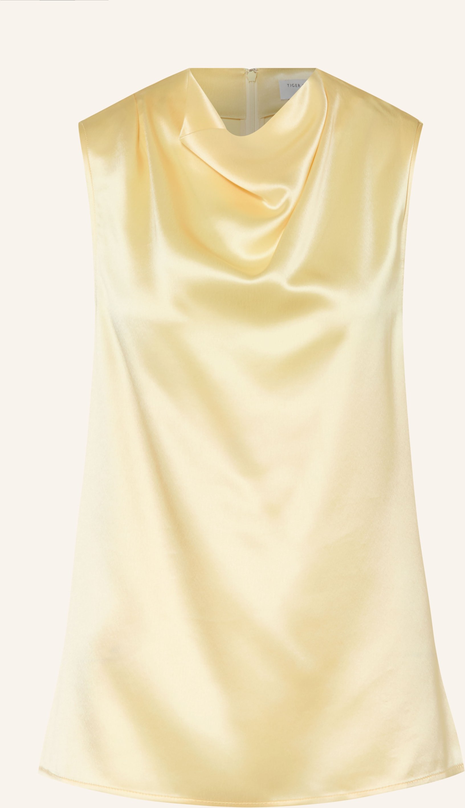 Tiger Of Sweden Blusentop Lian Aus Satin gelb