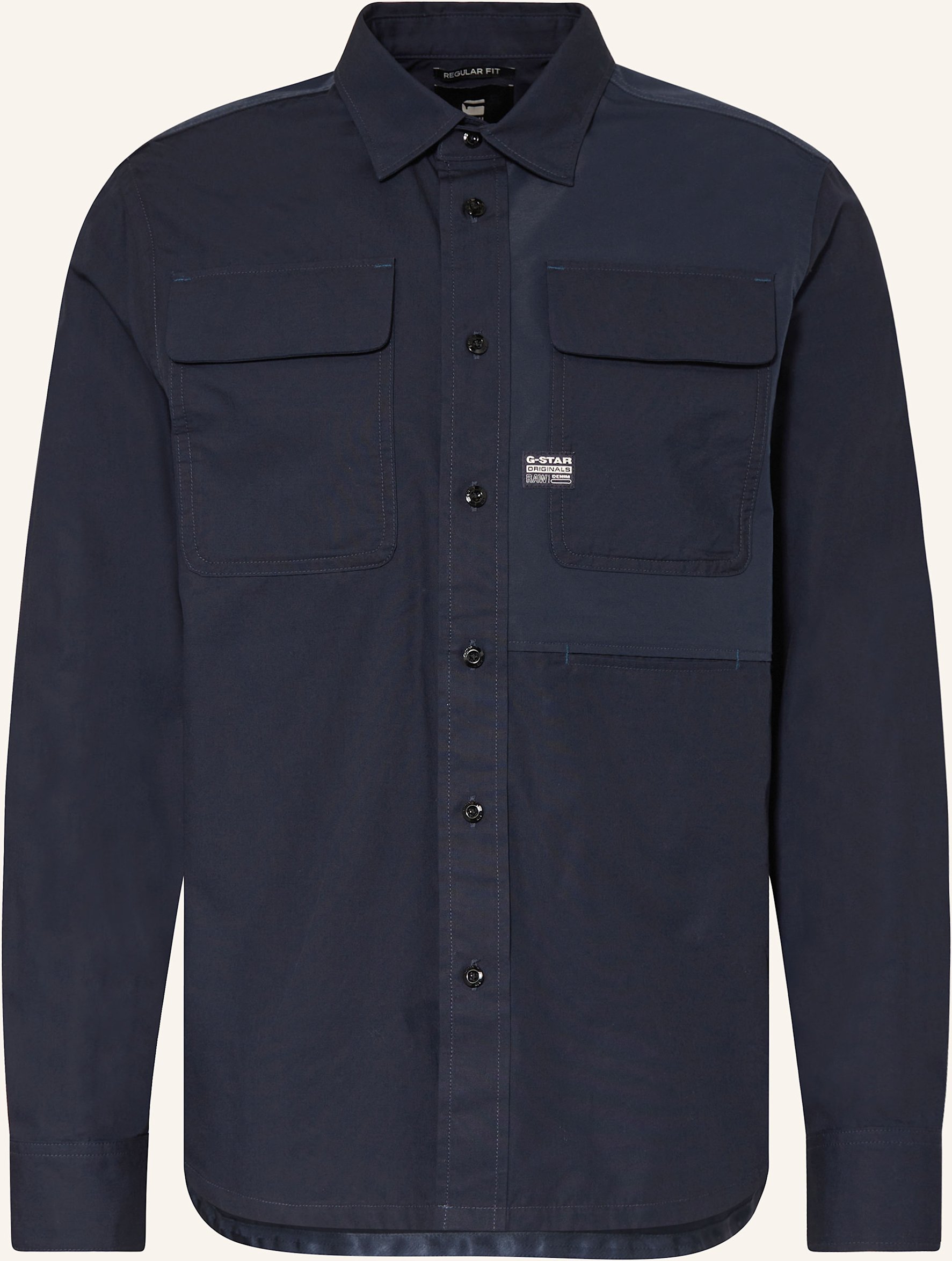 Thumbnail - G-Star Overshirt Regular Fit blau