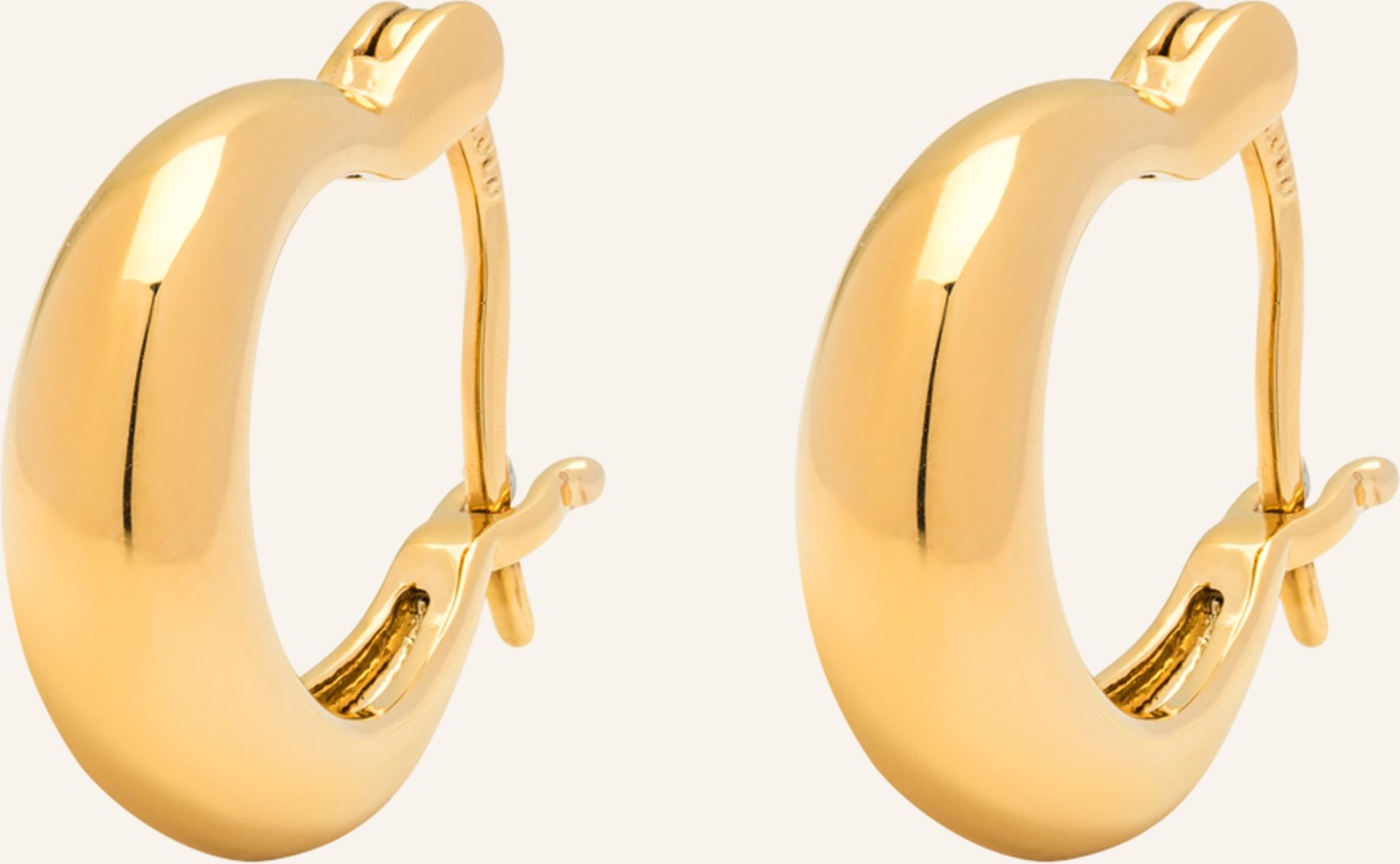 Lulu Copenhagen Creolen Chunky Heavy Hoops gold