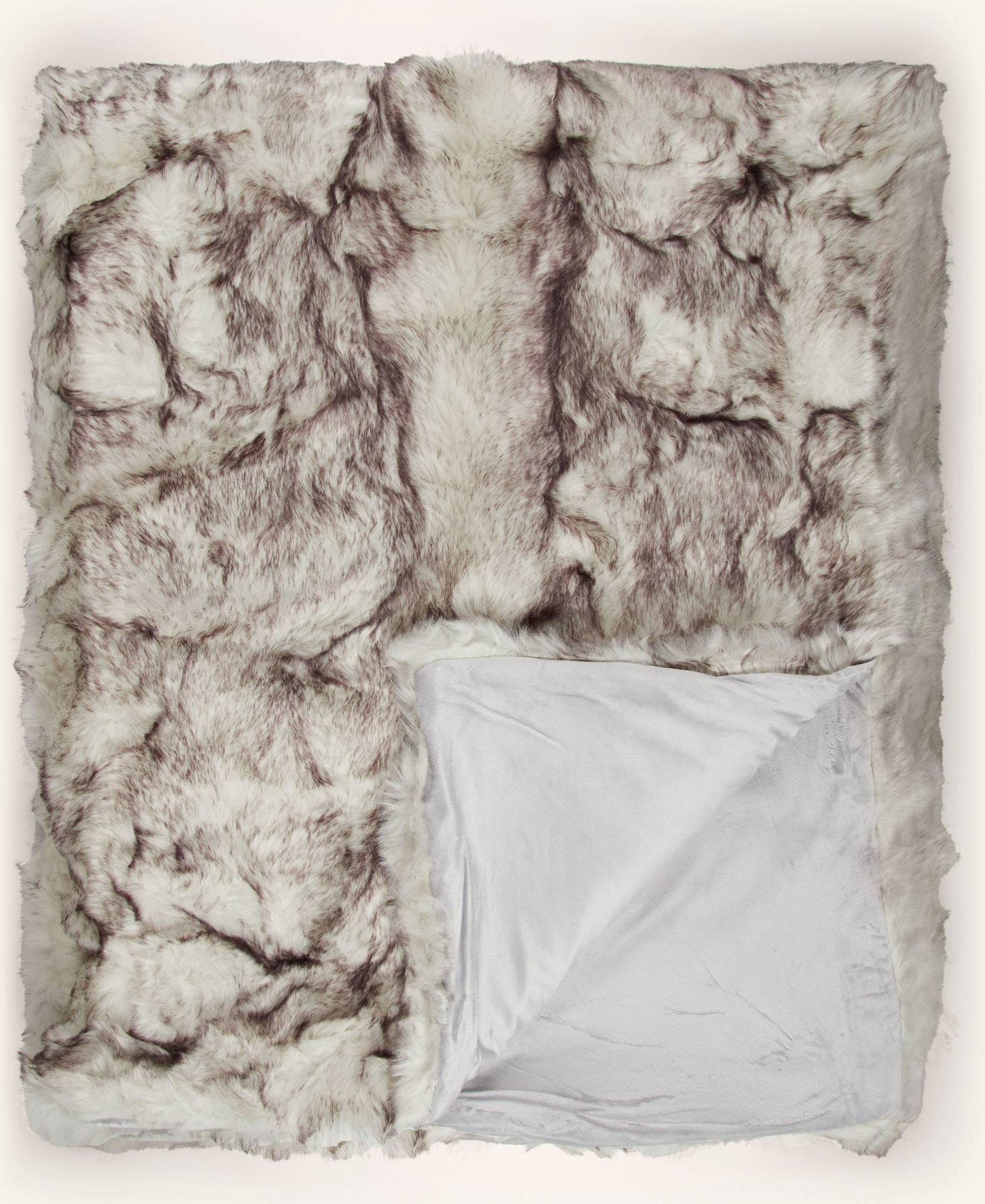 Star Home Plaid Phoenix Aus Kunstpelz silber