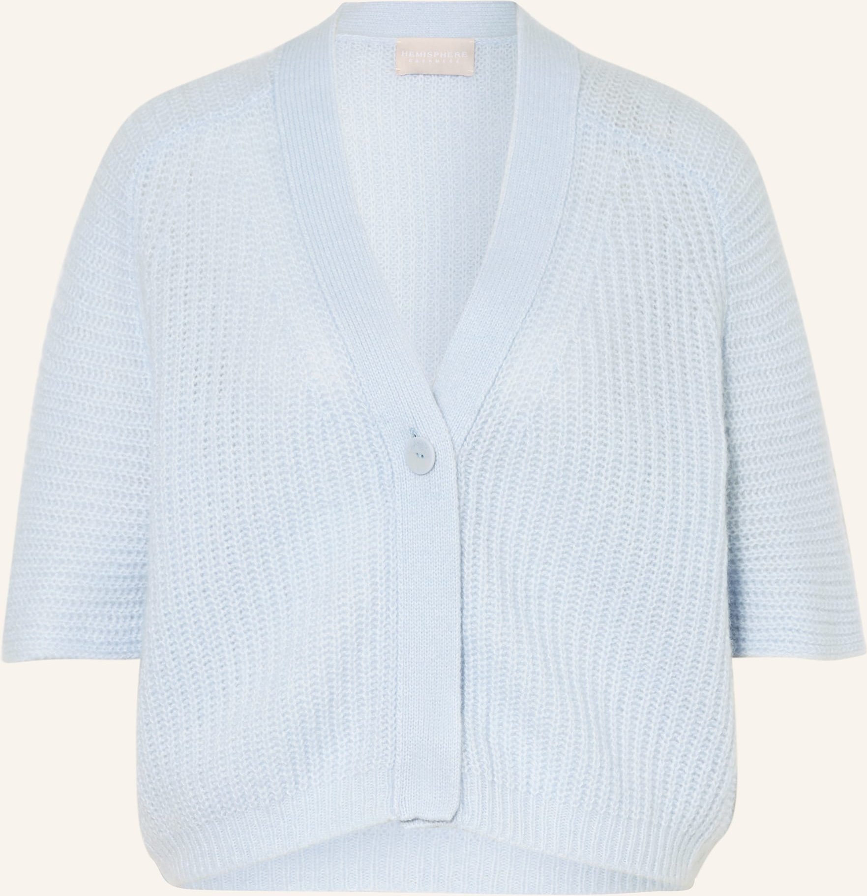 Hemisphere Strickjacke Mit Cashmere blau