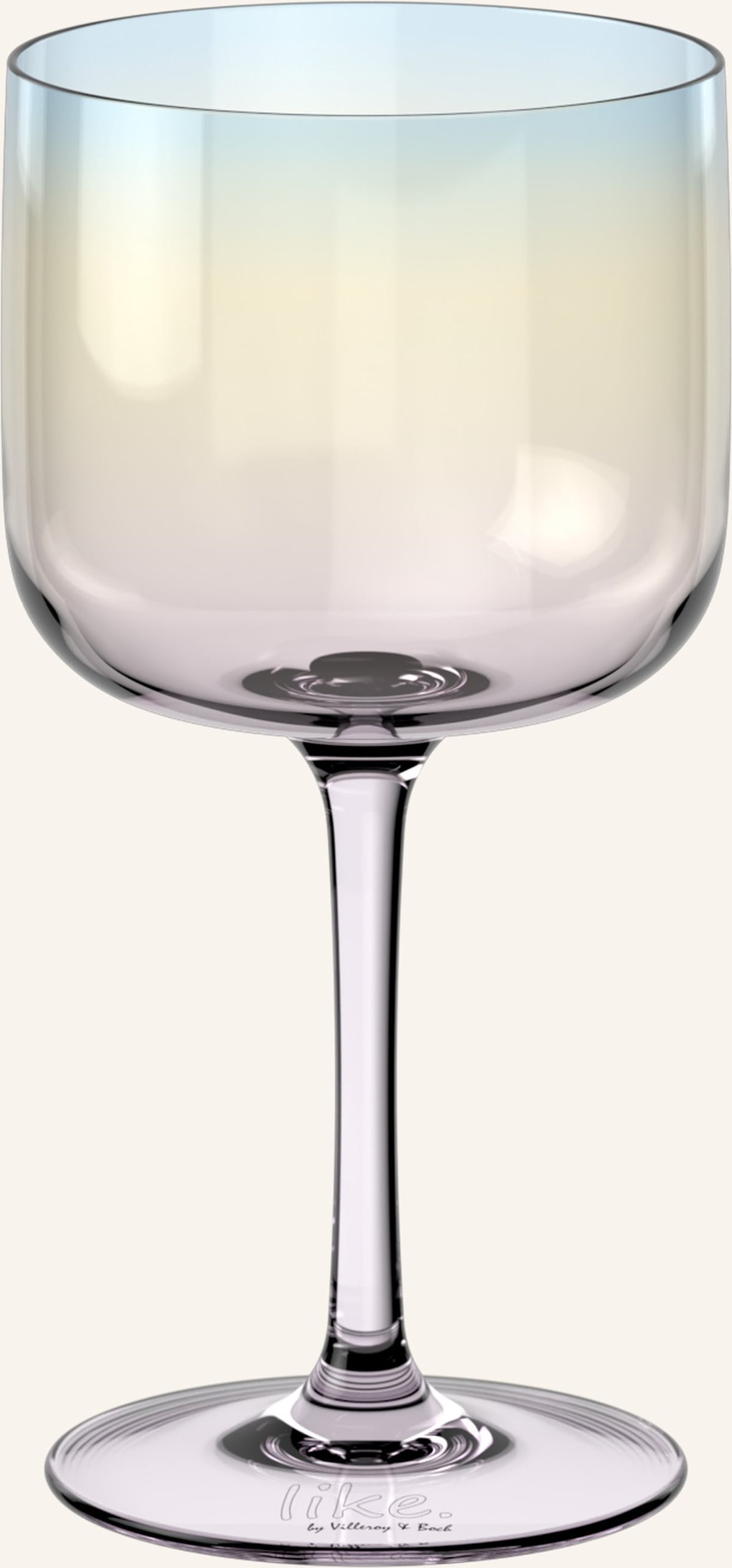 Like. By Villeroy & Boch Weinglas, Set 2tlg Like Pearl weiss