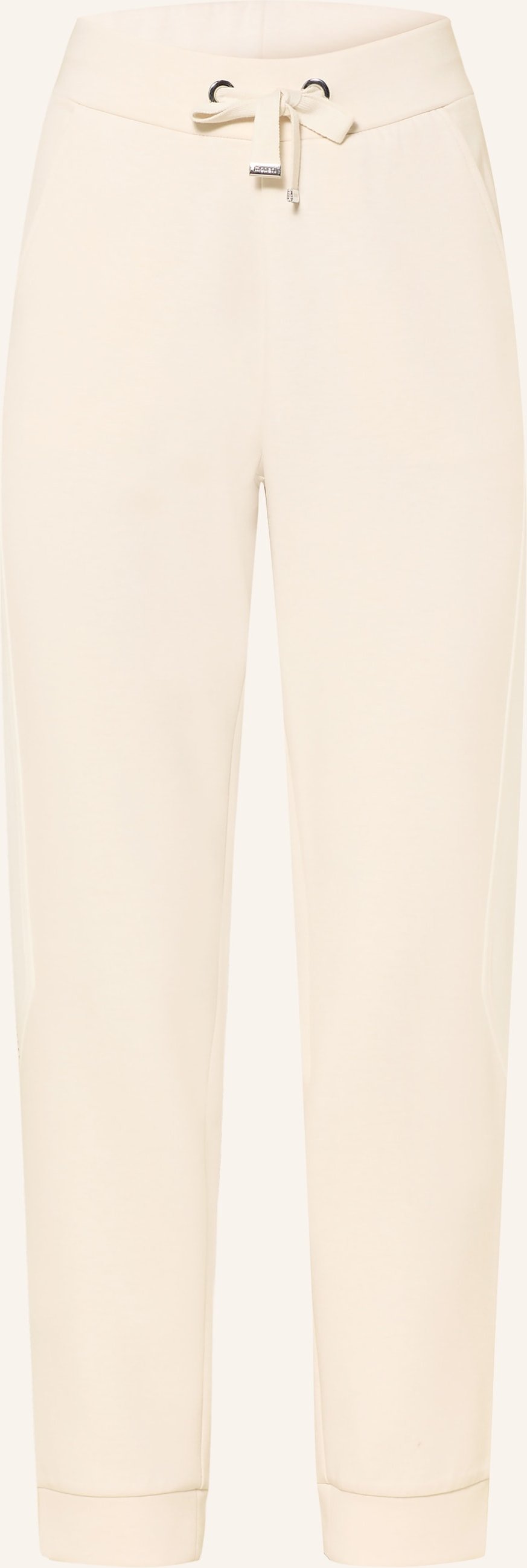 Monari Jerseyhose Im Jogging-Stil Mit Schmucksteinen beige