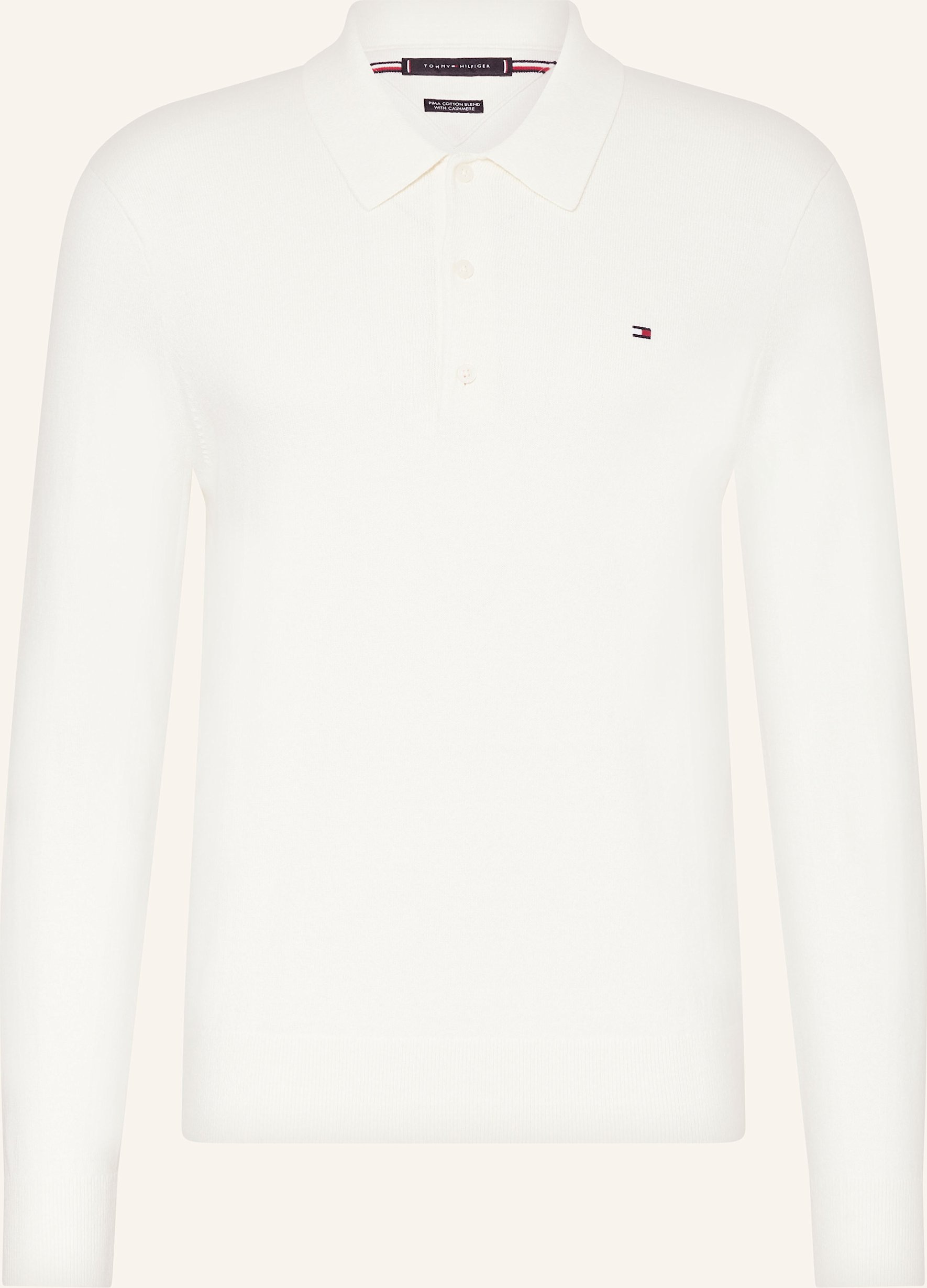 Tommy Hilfiger Strick-Poloshirt beige