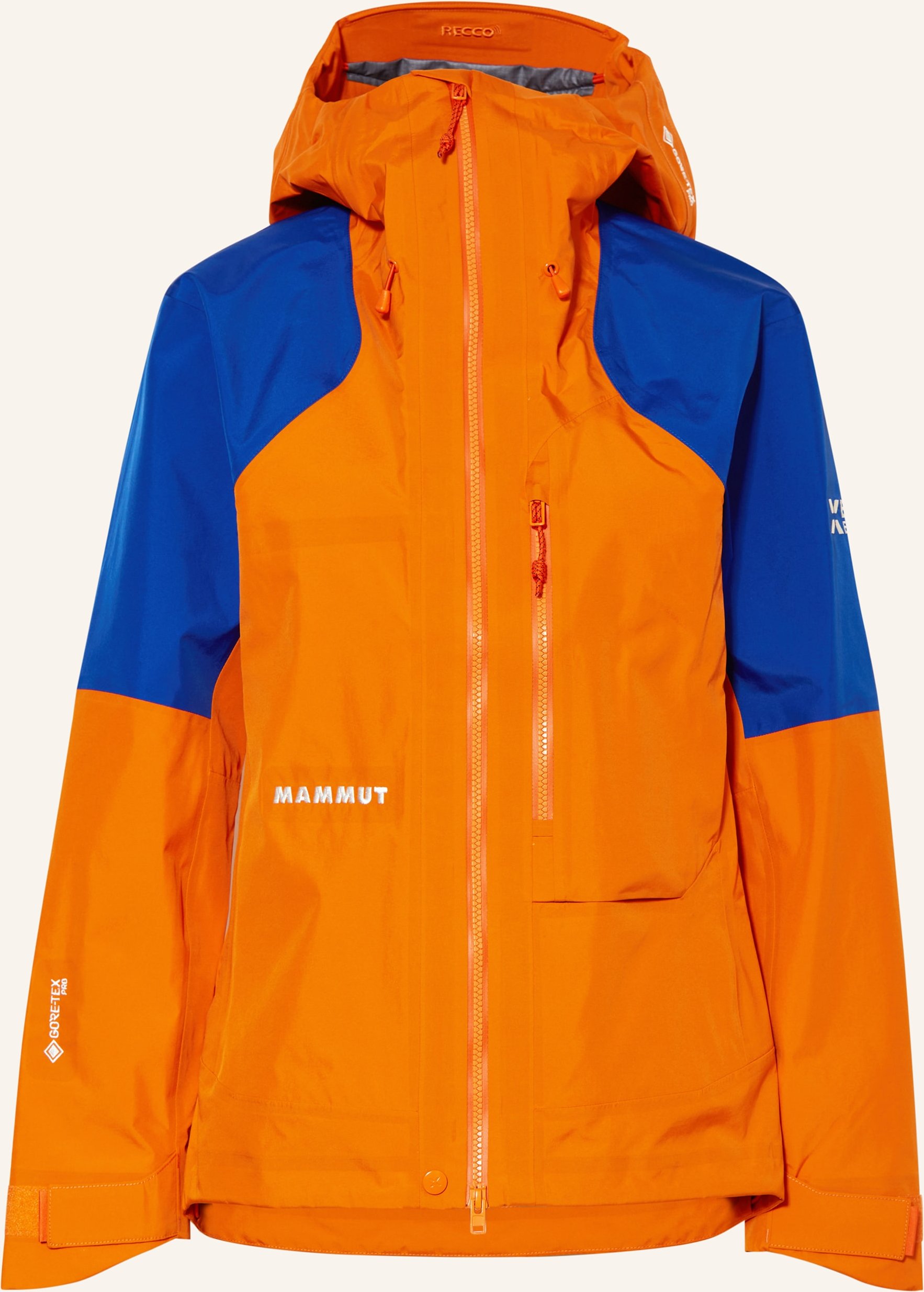 Mammut Hardshell-Skijacke Eiger Nordwand Advanced orange