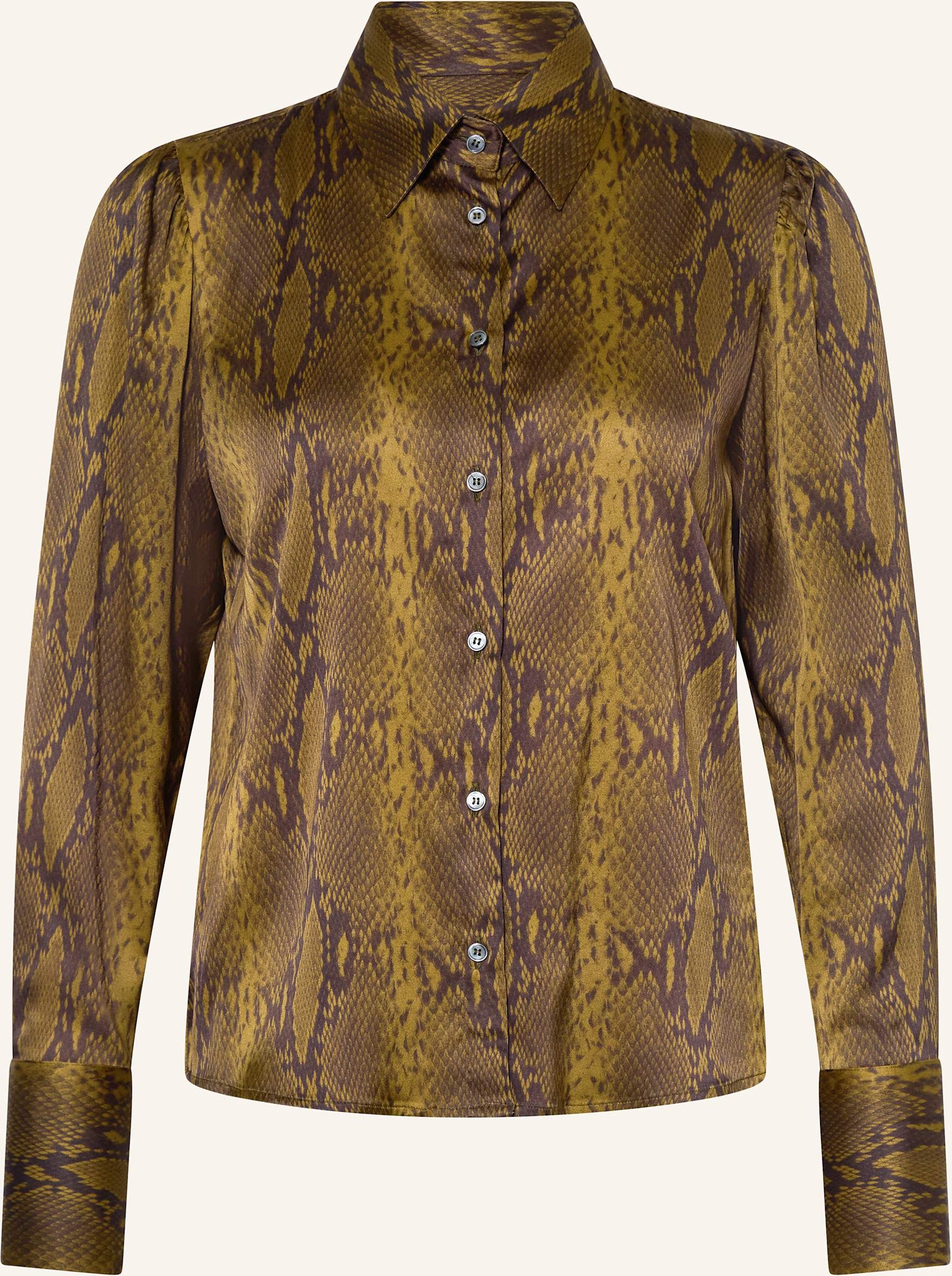 Thumbnail - Robert Friedman Hemdbluse Sandy Aus Satin gruen