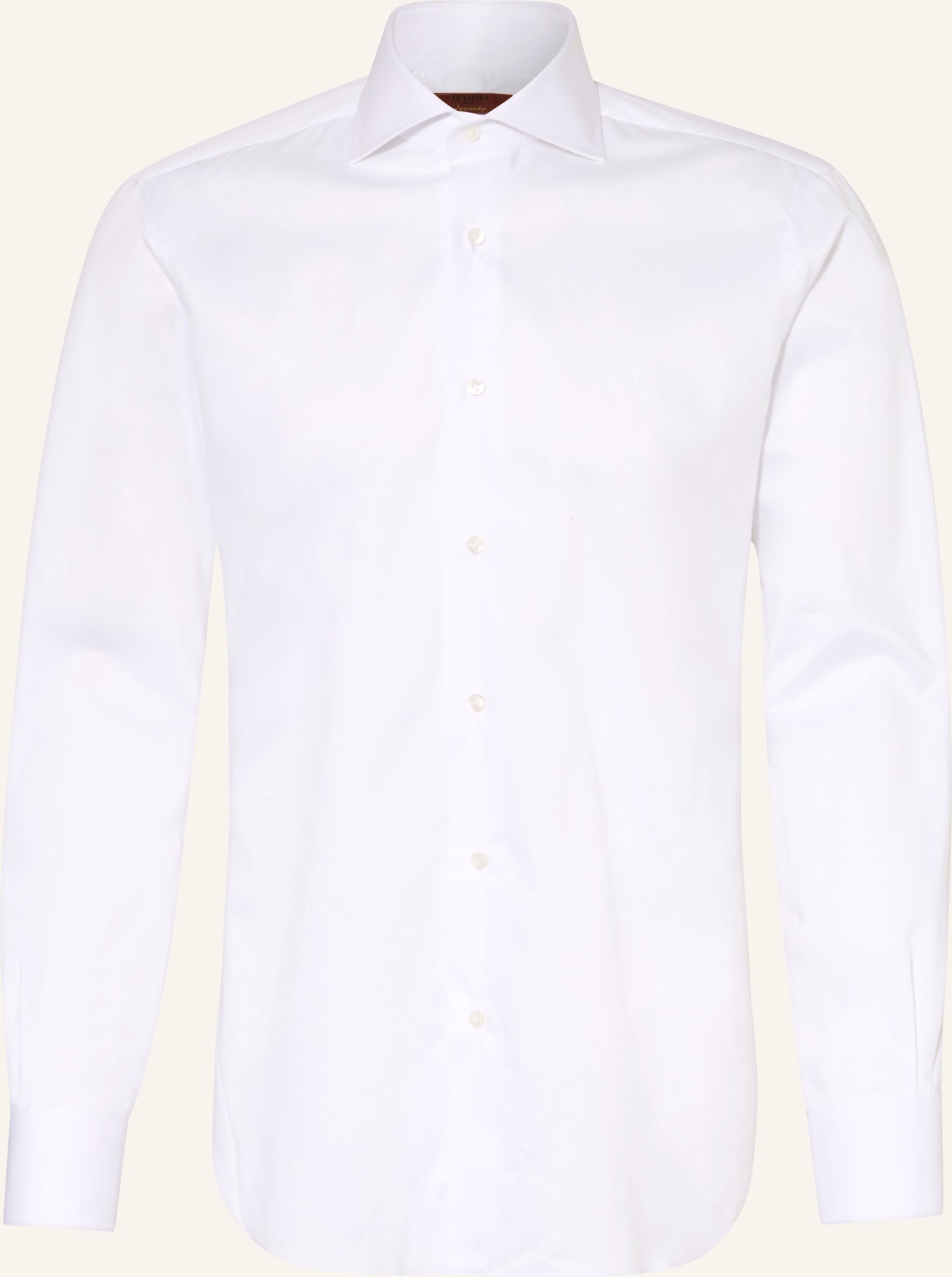 Barba Napoli Hemd Slim Fit weiss