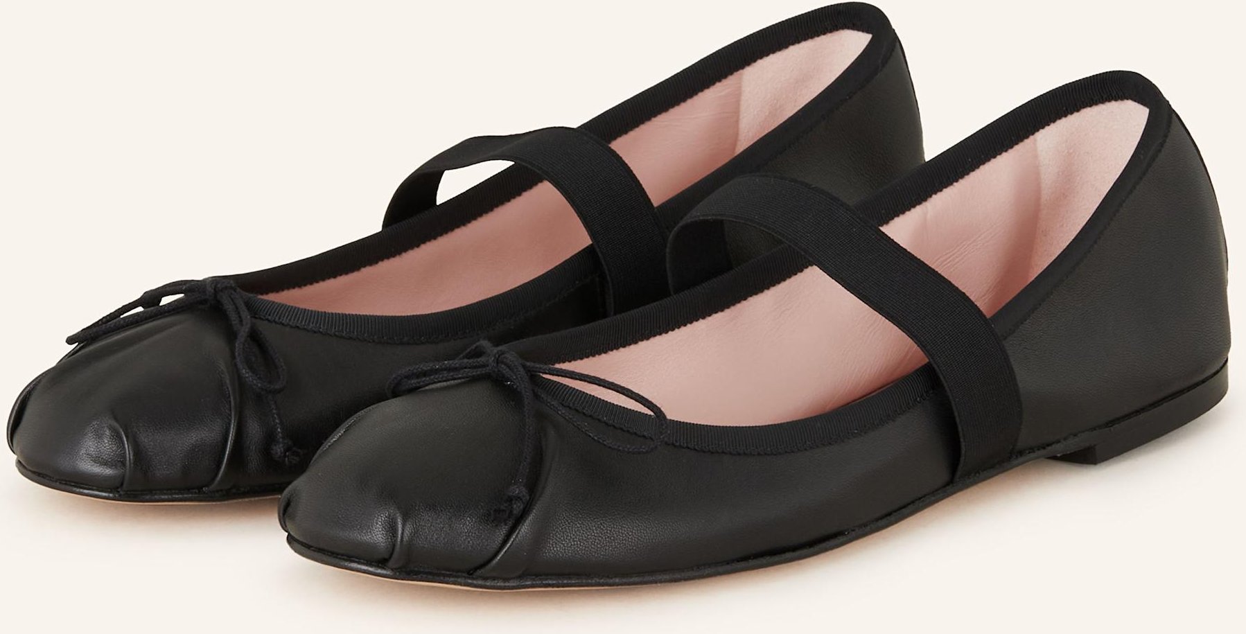 Pretty Ballerinas Mary-Jane-Ballerinas Coton schwarz