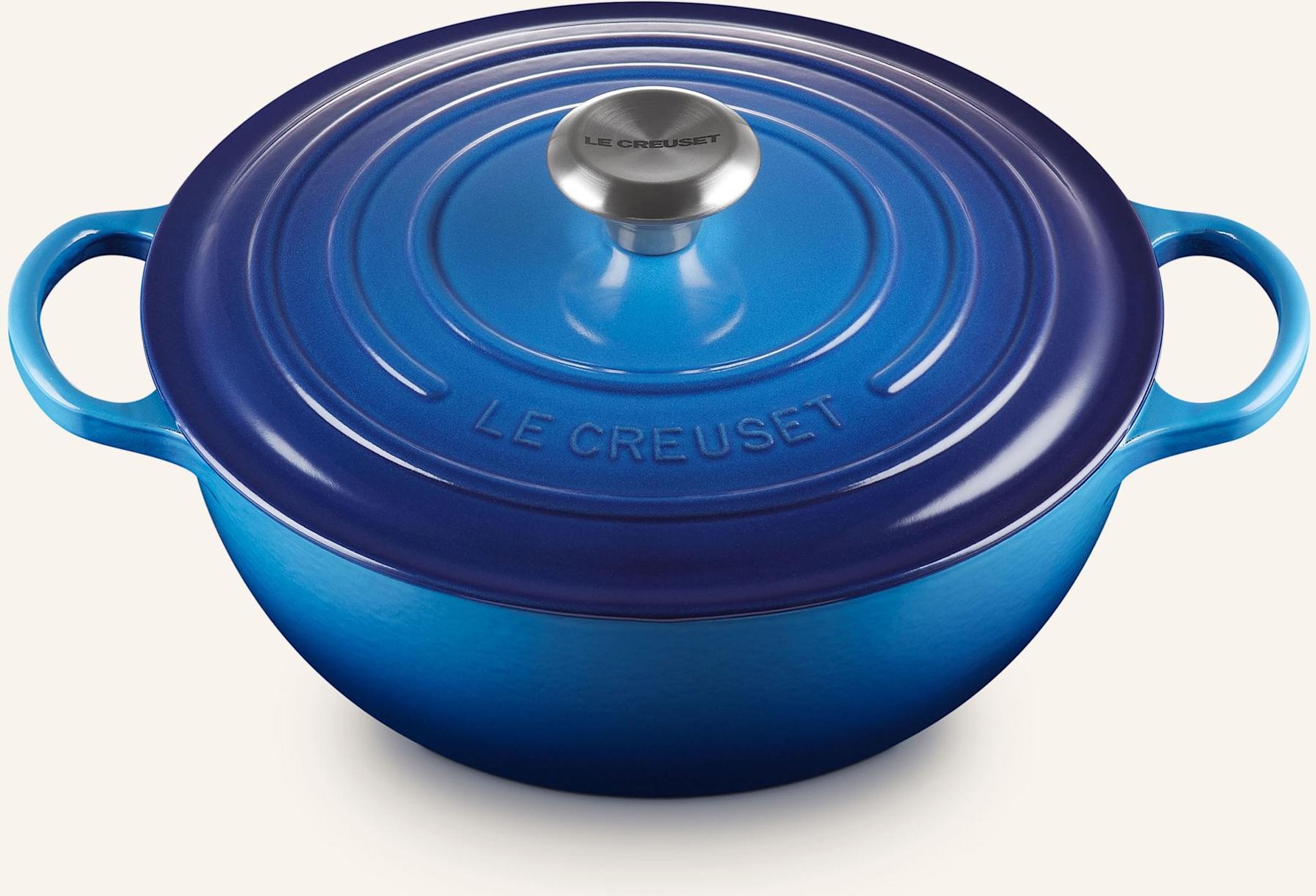 Le Creuset Bräter Signature blau