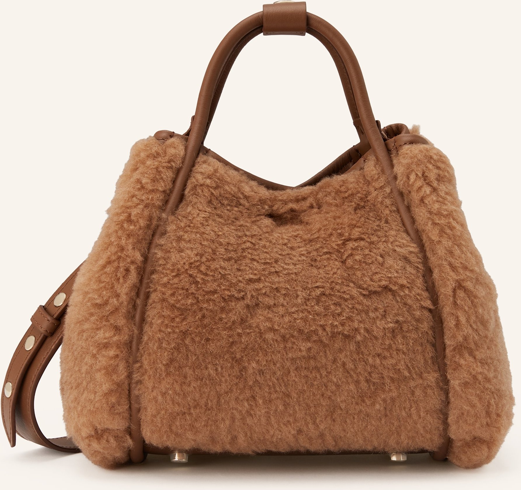 Max Mara Handtasche Marine beige