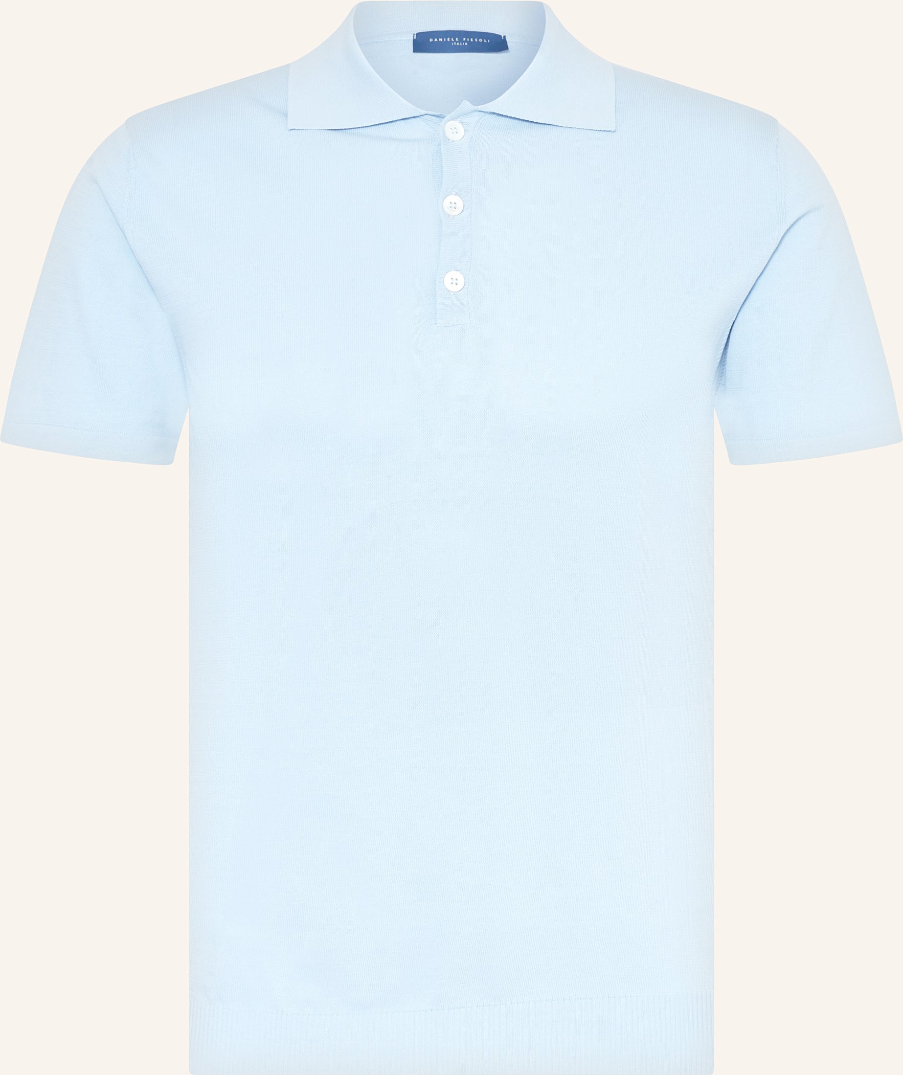 Daniele Fiesoli Strick-Poloshirt blau