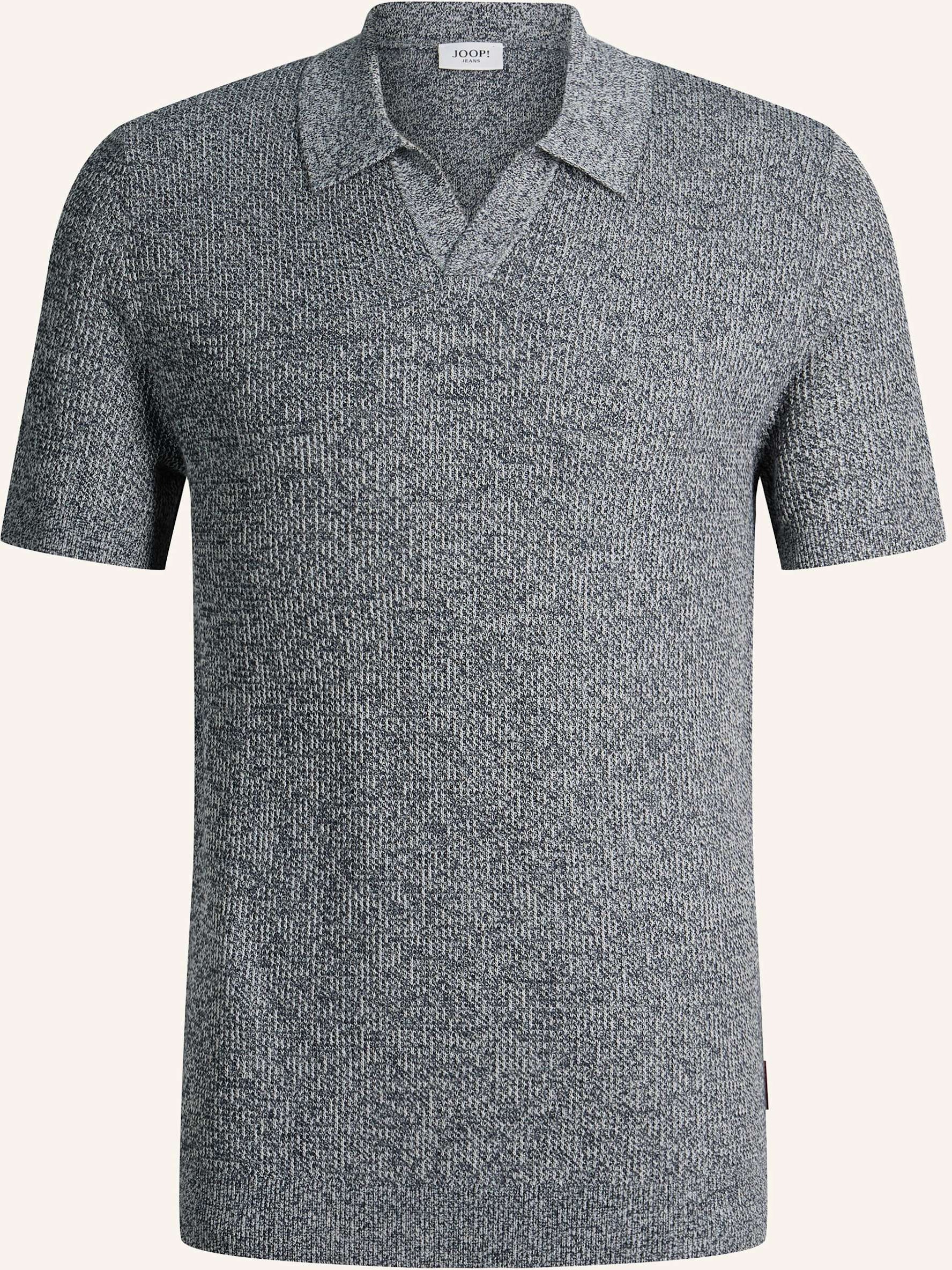 Joop! Jeans Strick-Poloshirt Adrianor blau