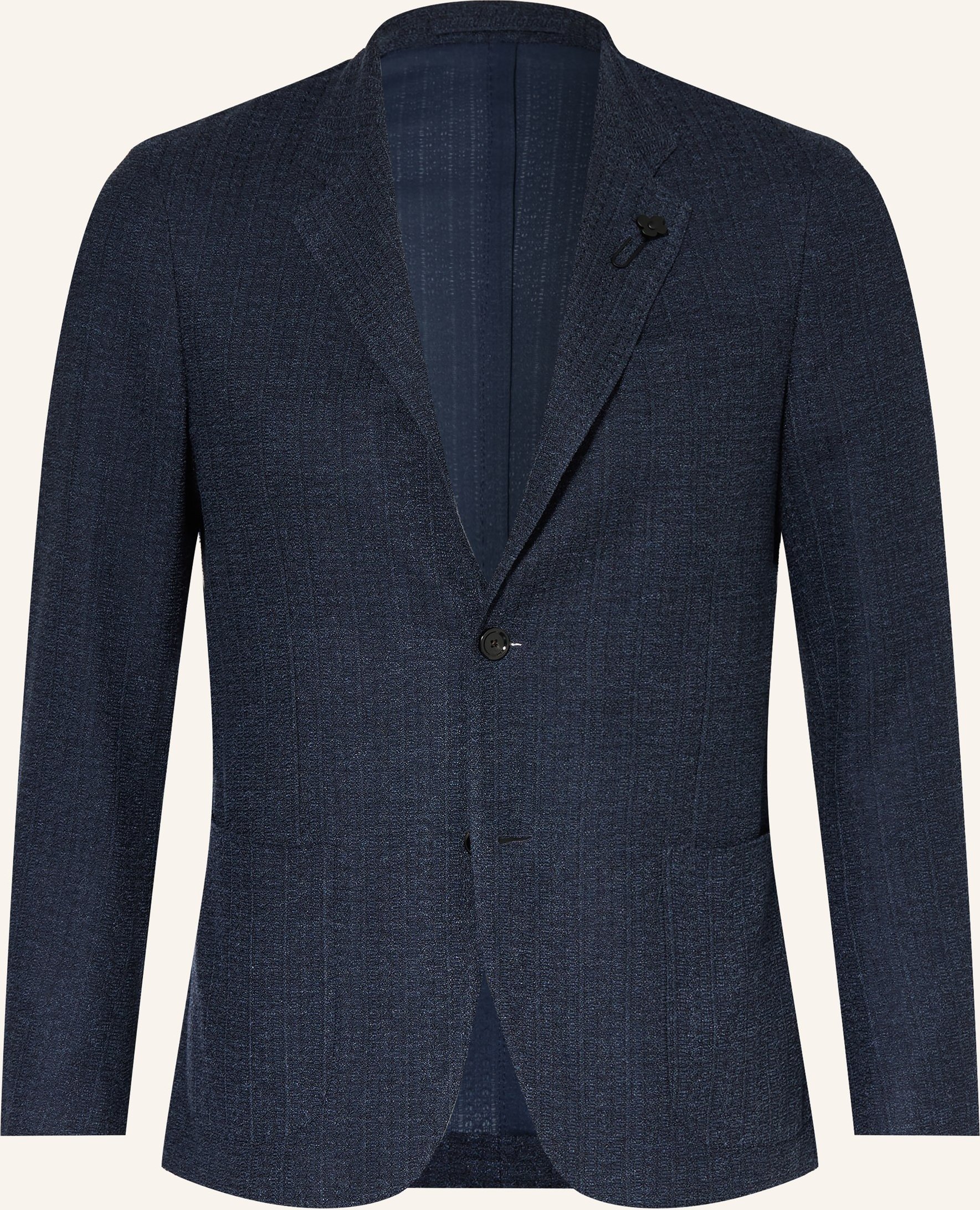 Lardini Stricksakko Extra Slim Fit blau