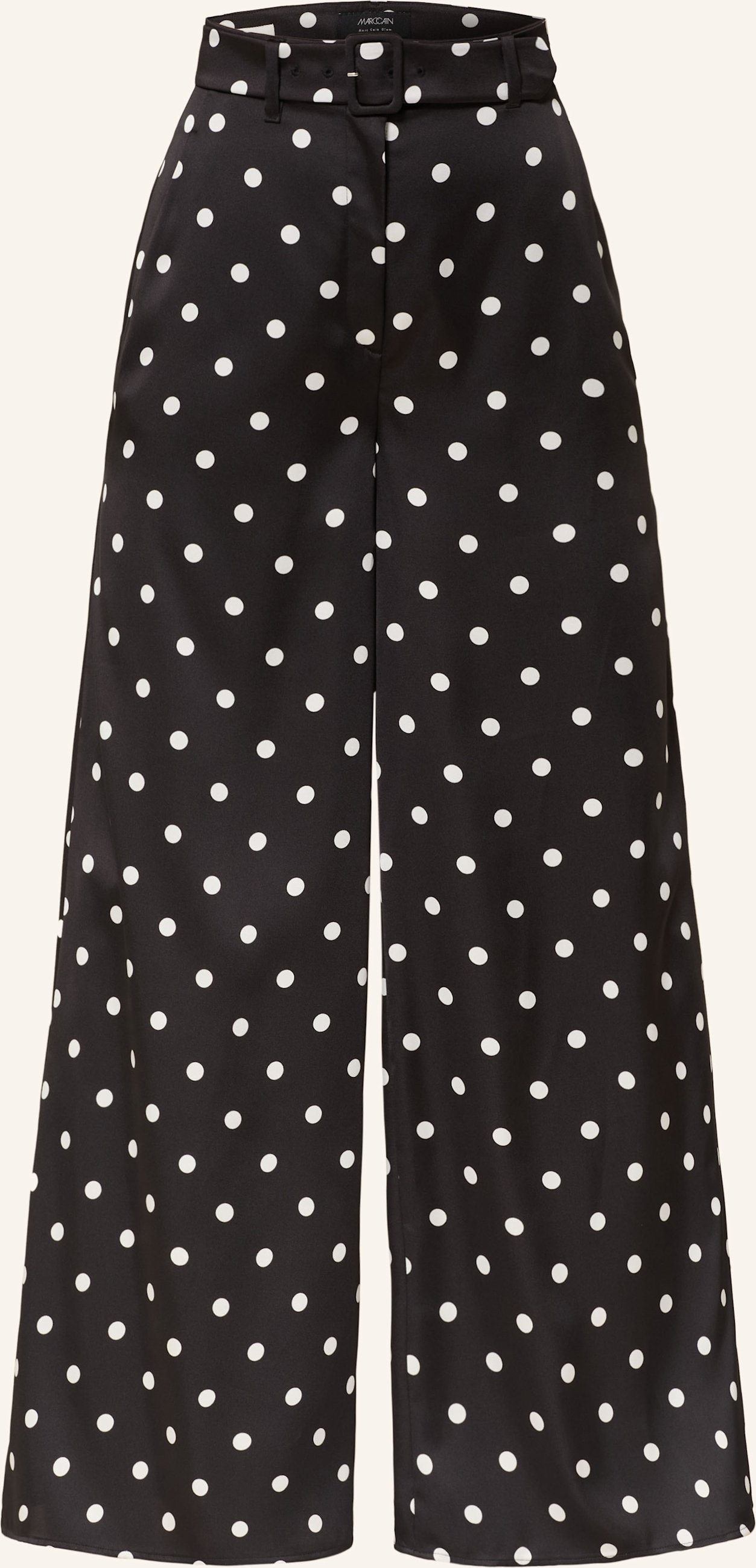 Marc Cain Marlenehose Waukee Aus Satin schwarz