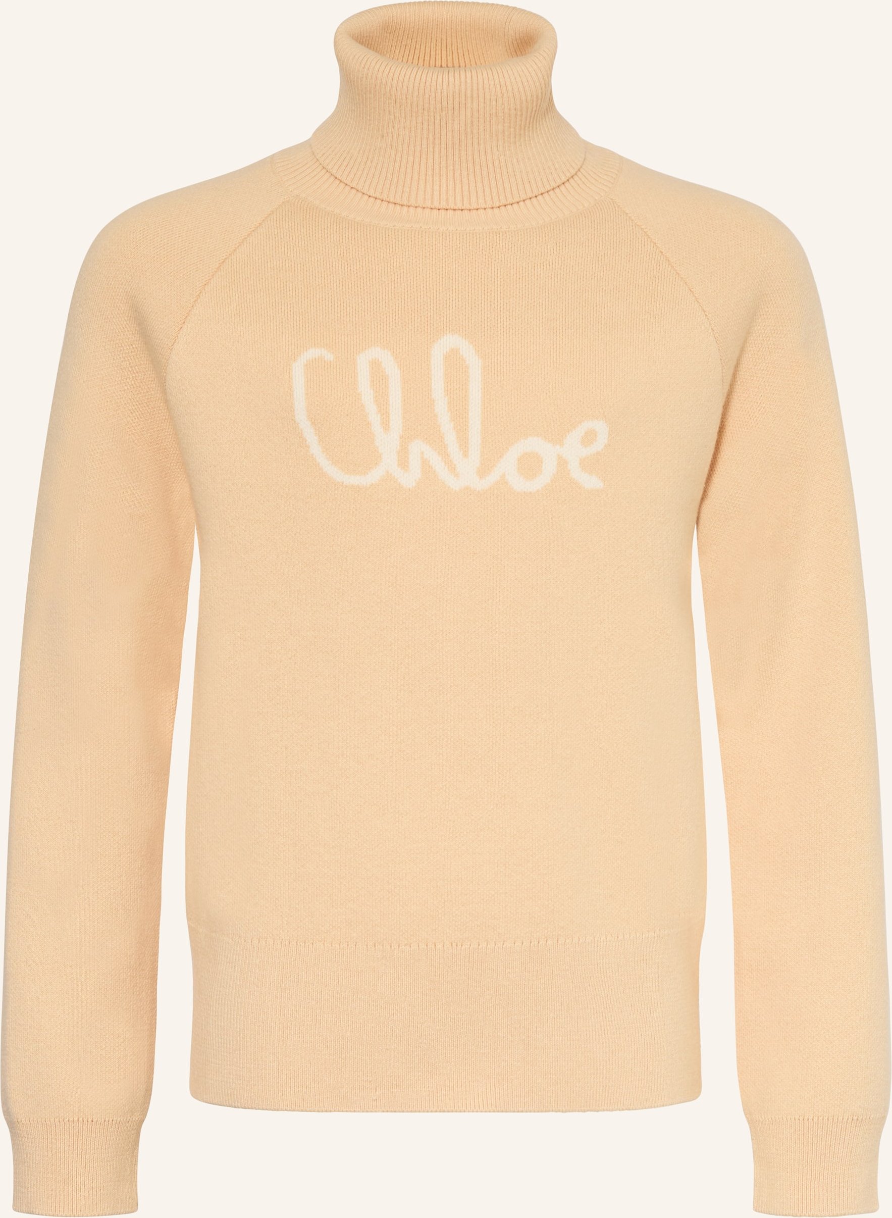 Chloé Rollkragenpullover beige