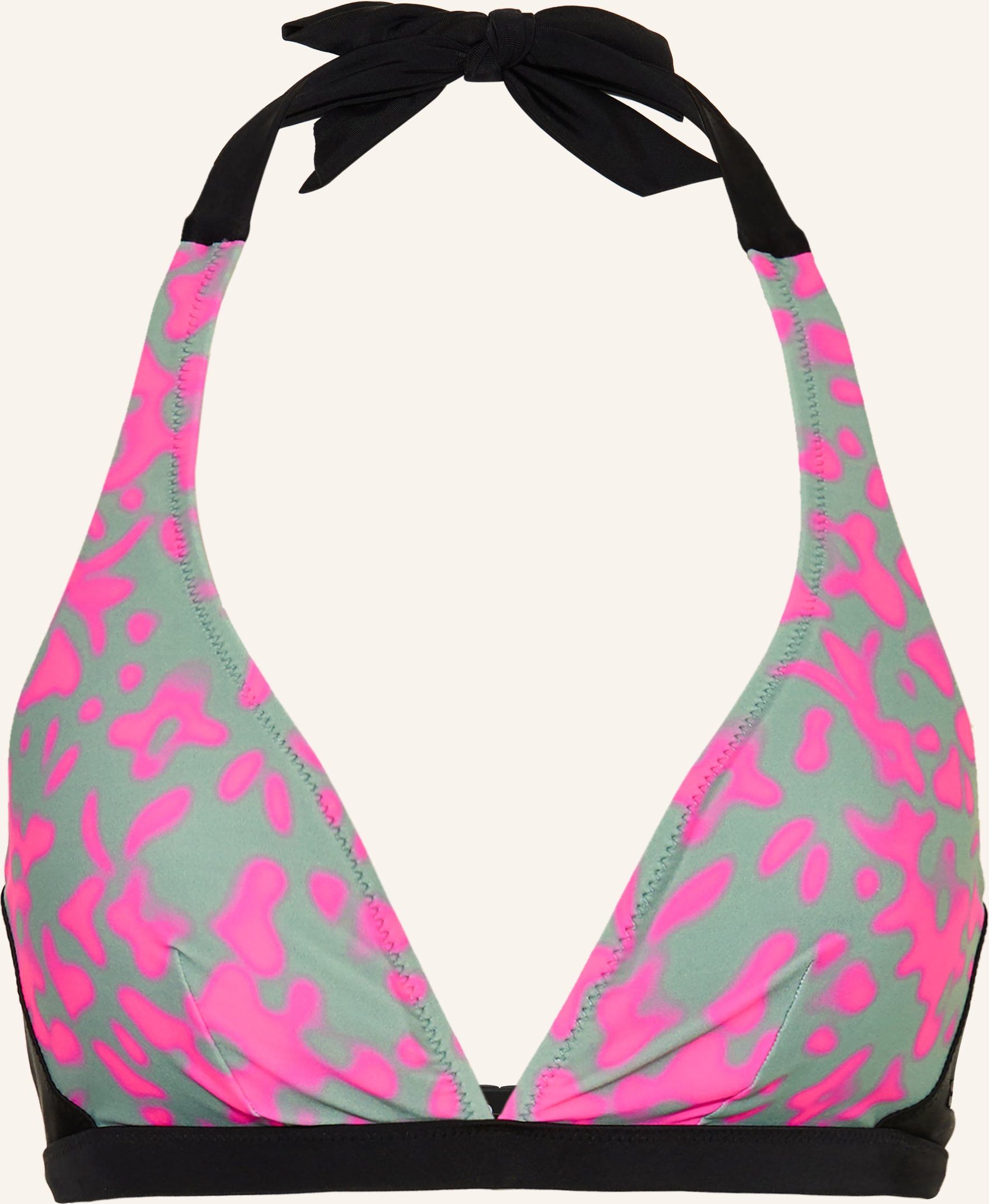 Fire+Ice Neckholder-Bikini-Top jasmin2 grau