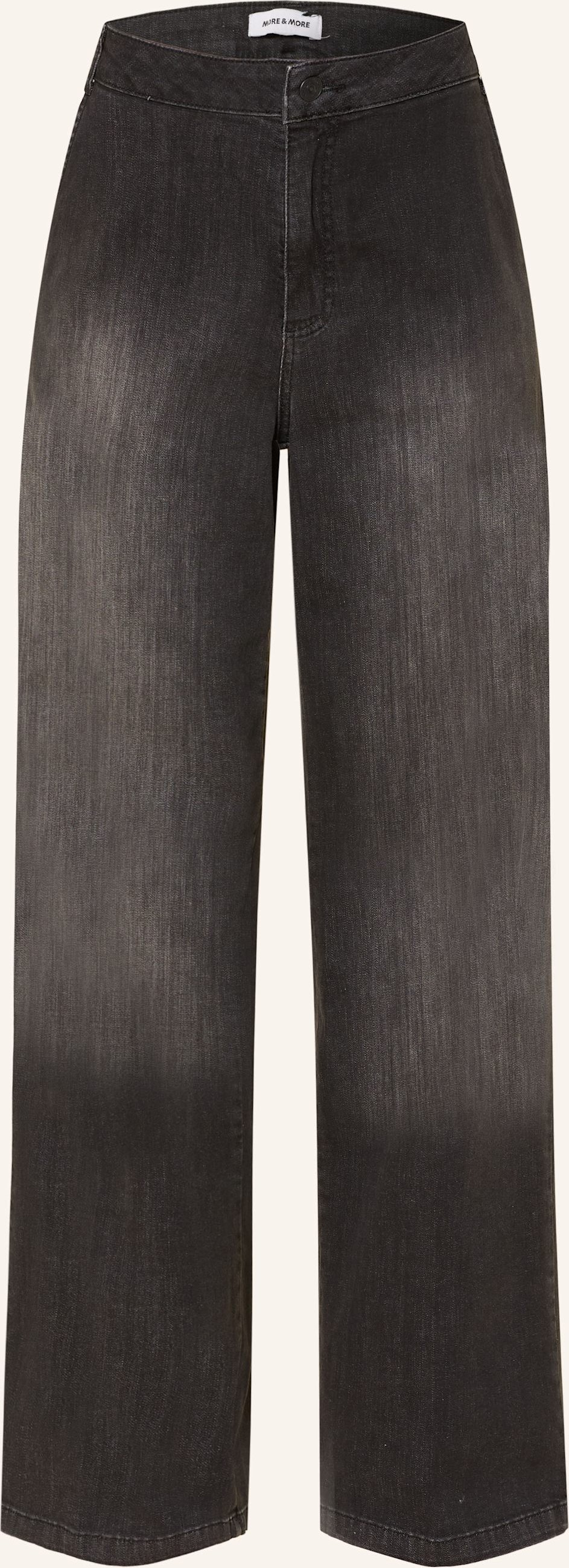 More & More Wide Leg Jeans grau