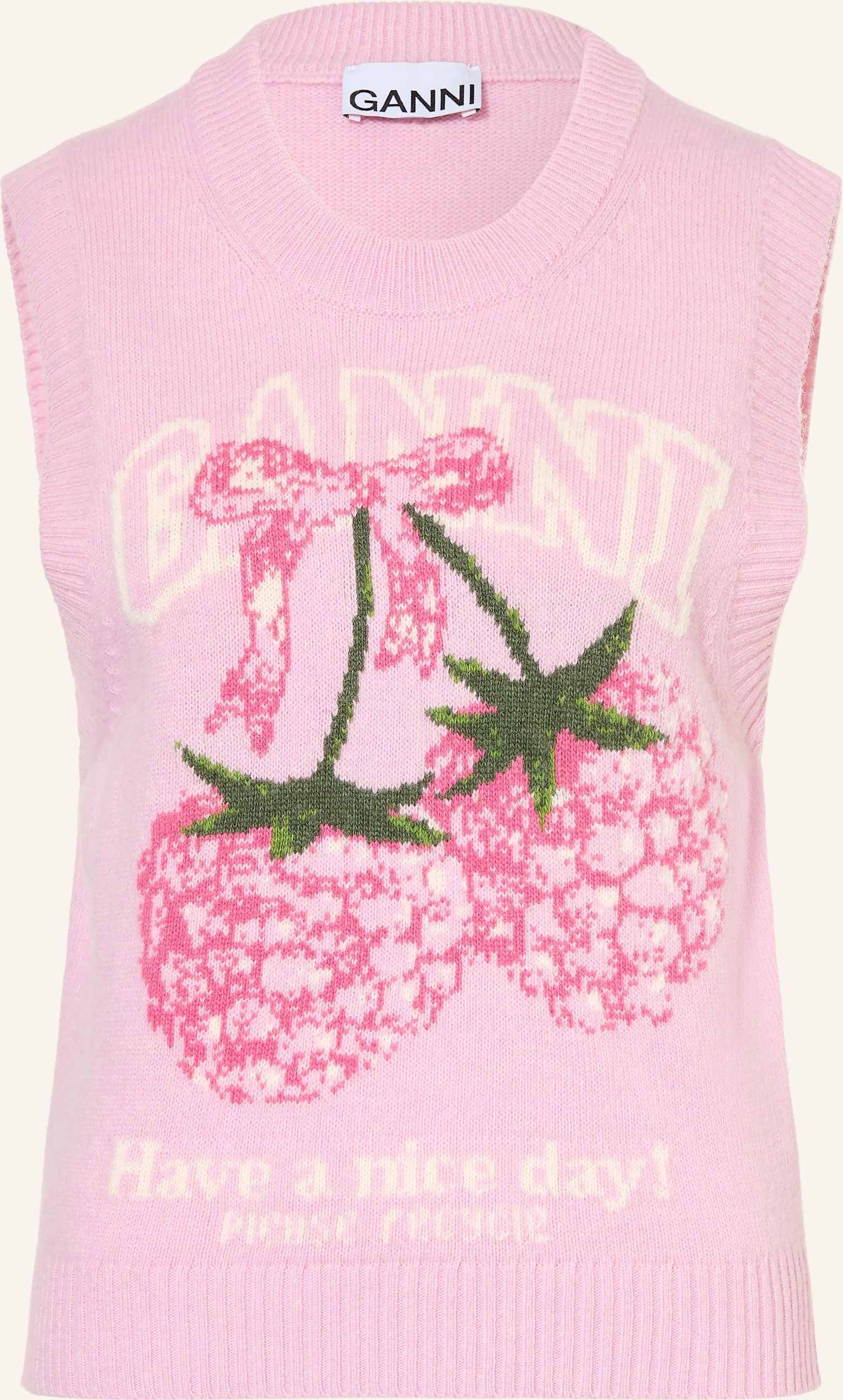 Ganni Pullunder pink