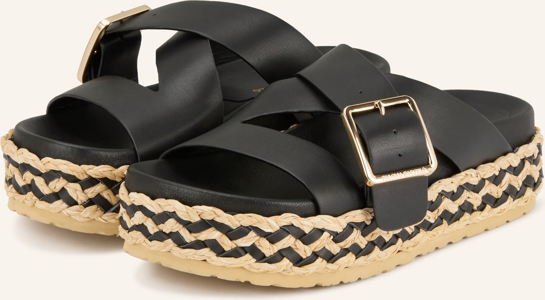 Paloma Barceló Plateau-Sandalen Vienna schwarz