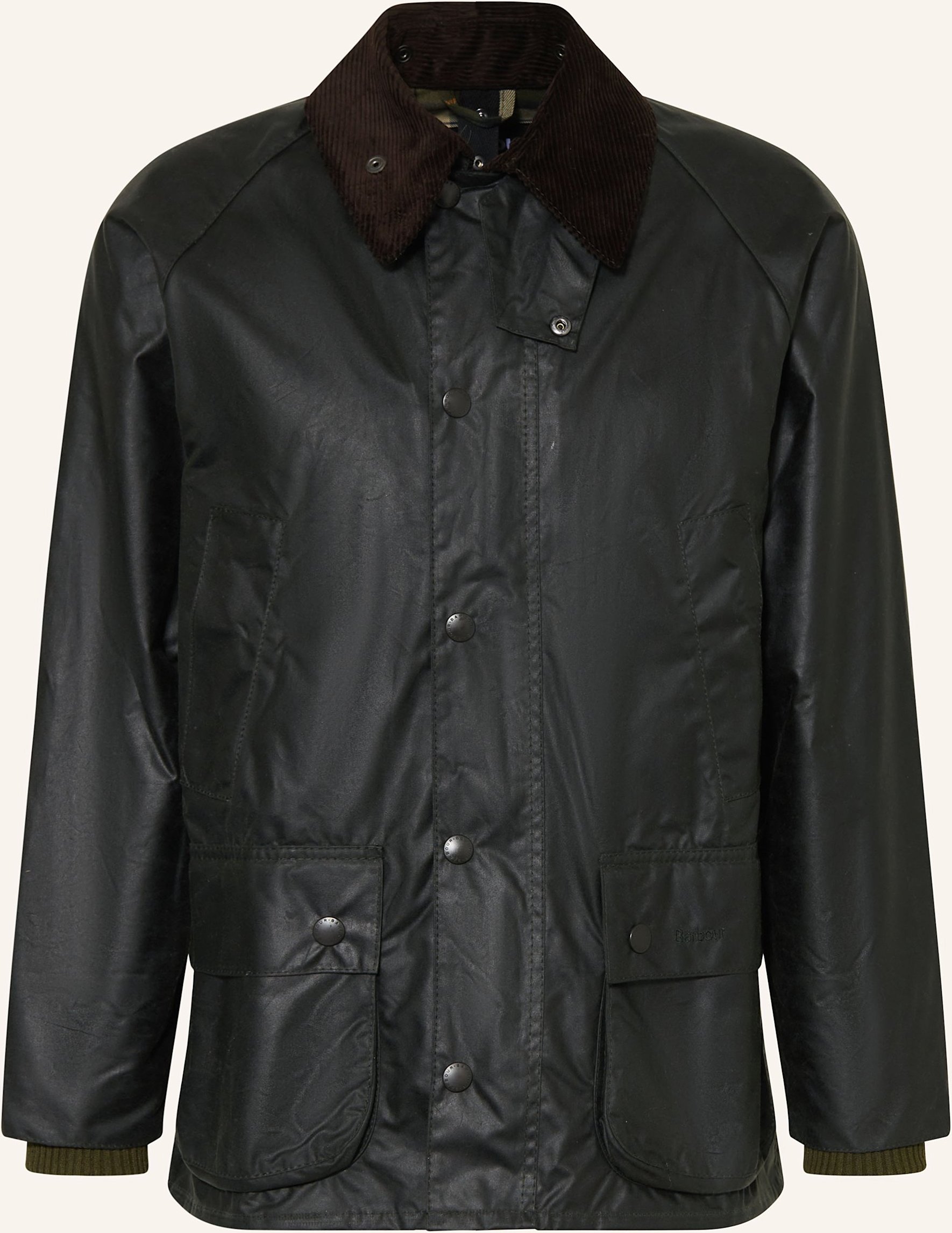 Thumbnail - Barbour Fieldjacket Bedale Wax gruen