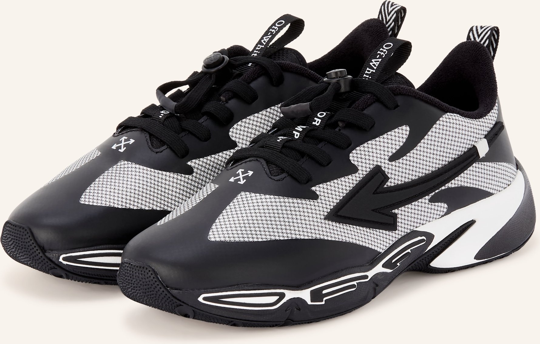 Off-White Sneaker B-For Jumping weiss