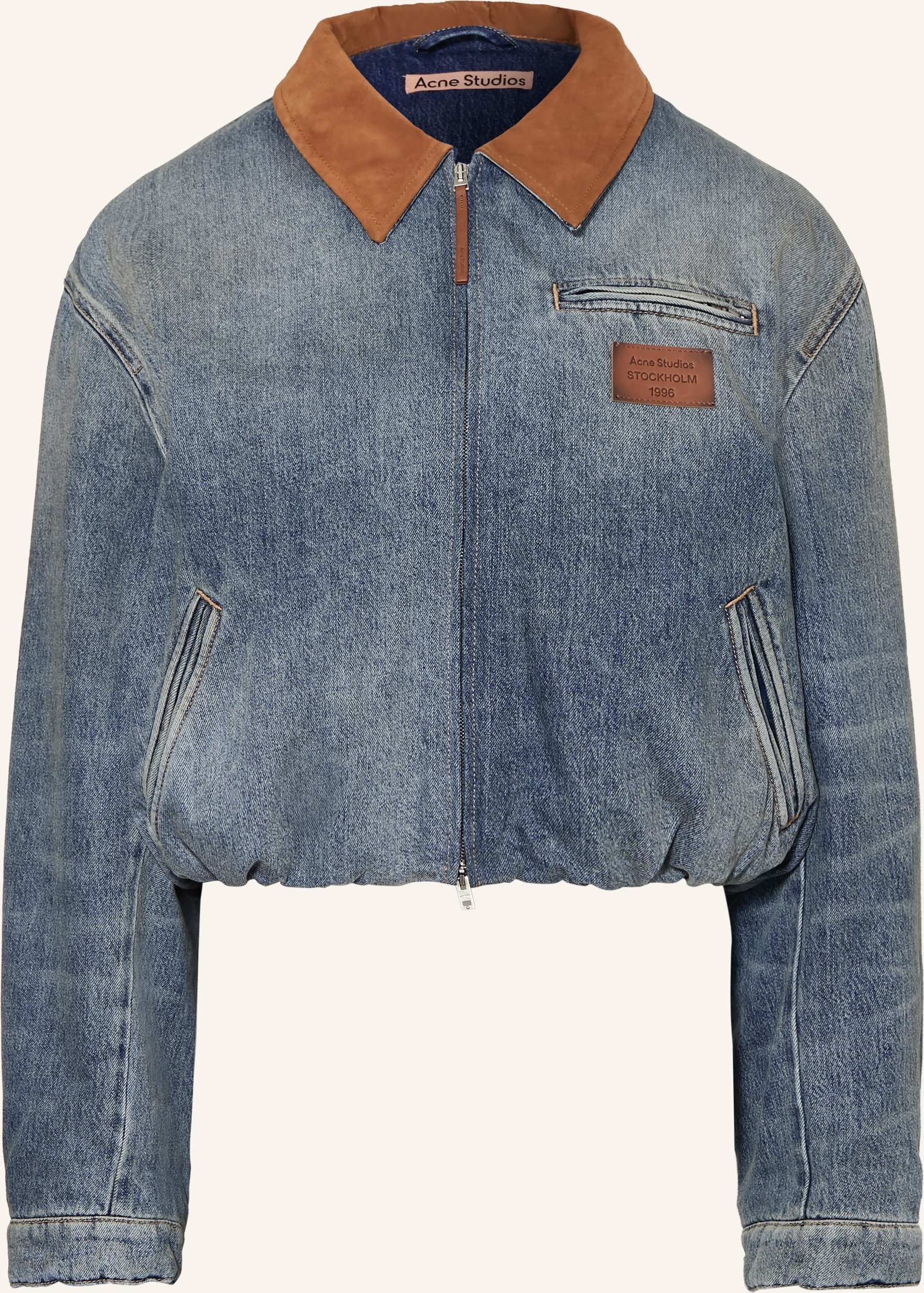Acne Studios Jeansblouson blau