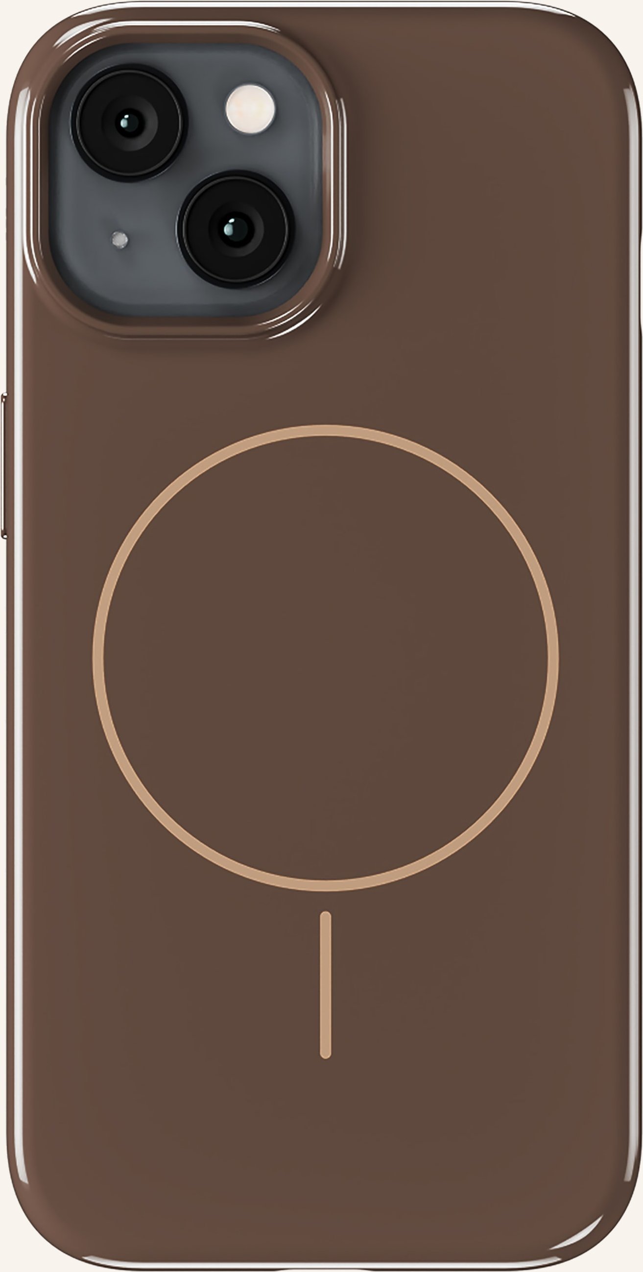 Holdit Smartphone-Hülle Mono Case braun