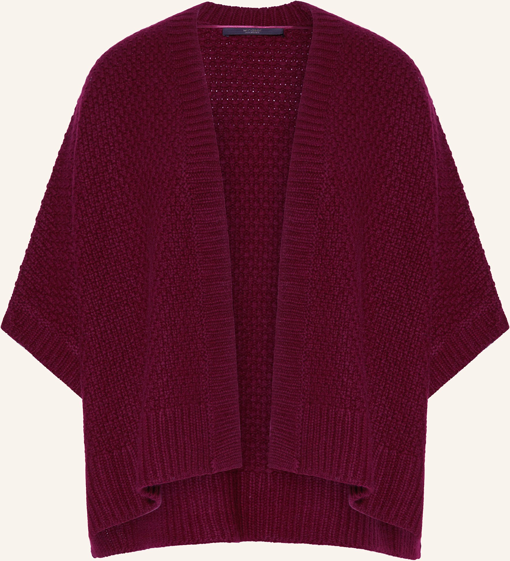 Windsor. Strickhülle Aus Cashmere rot