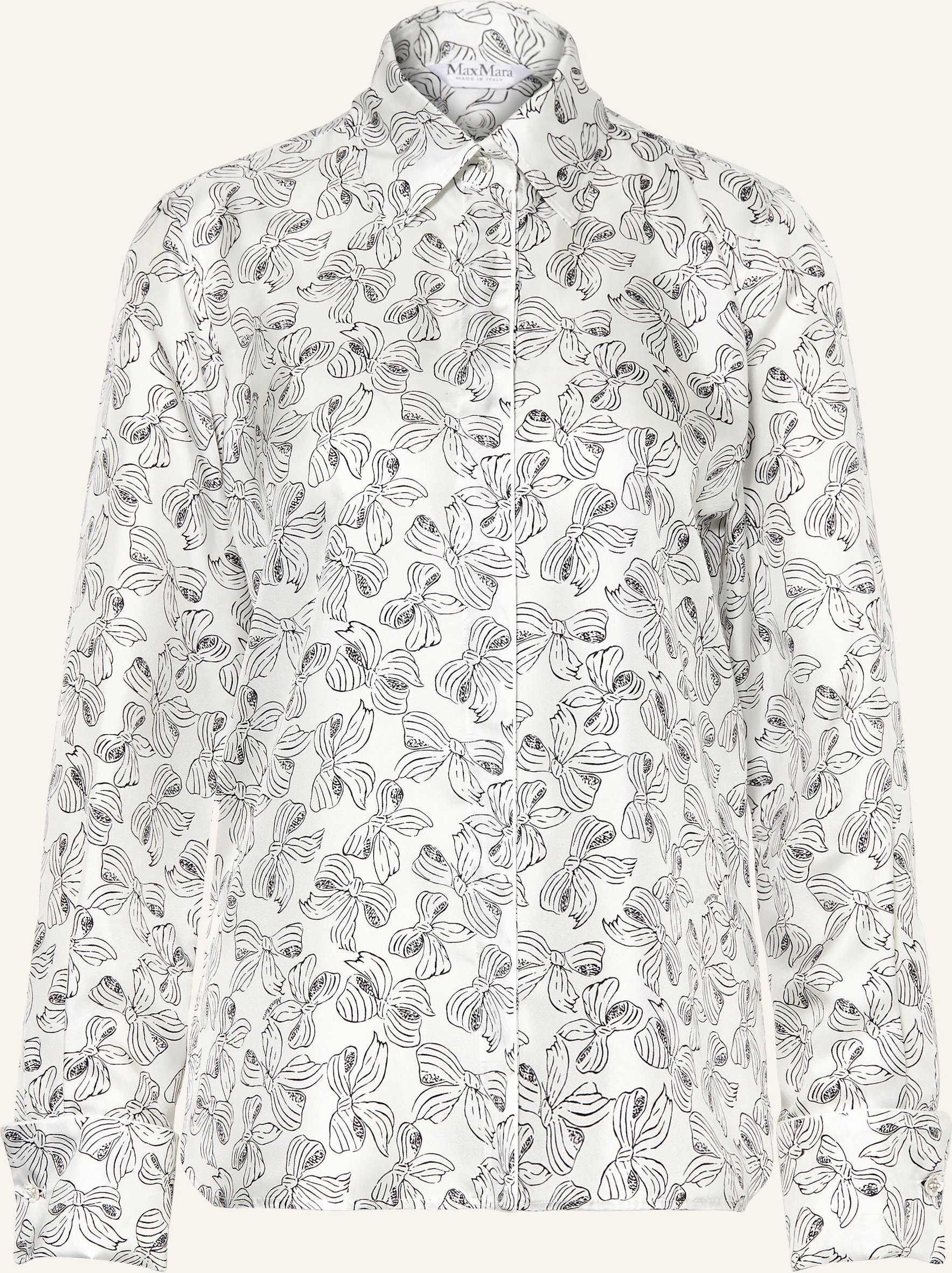 Thumbnail - Max Mara Hemdbluse Rodesia Aus Seide weiss