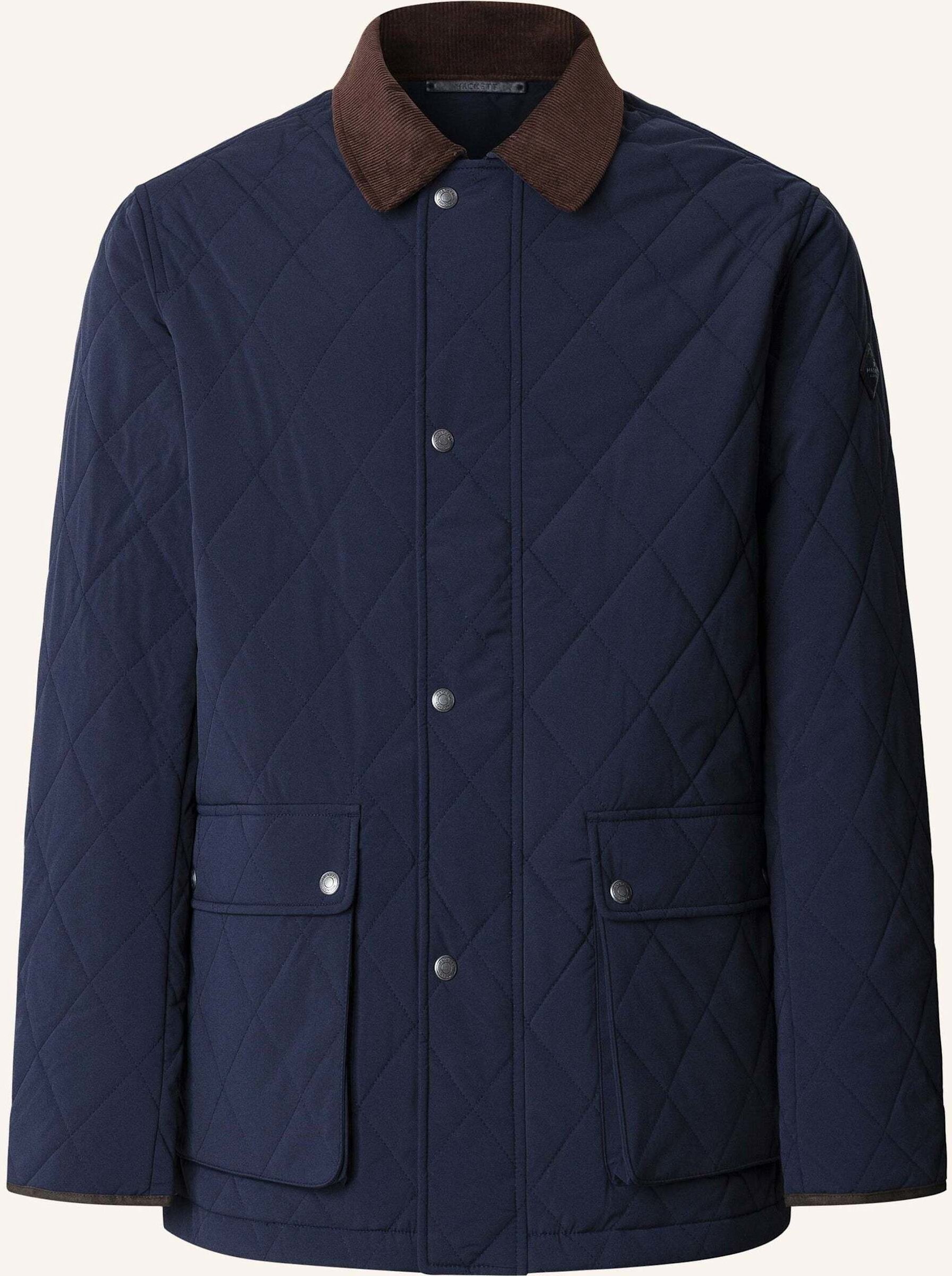 Hackett London Fieldjacket Quilted Jkt blau