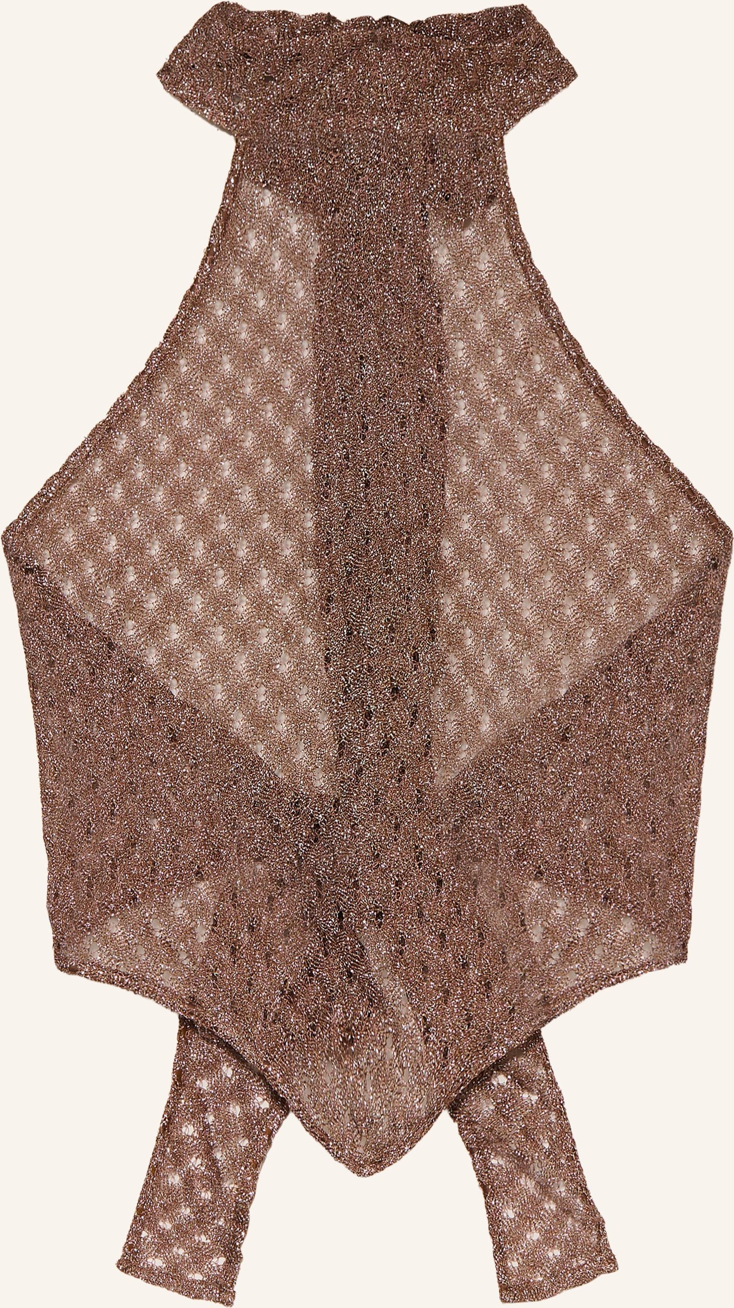 Missoni Stricktop Mit Glitzergarn braun