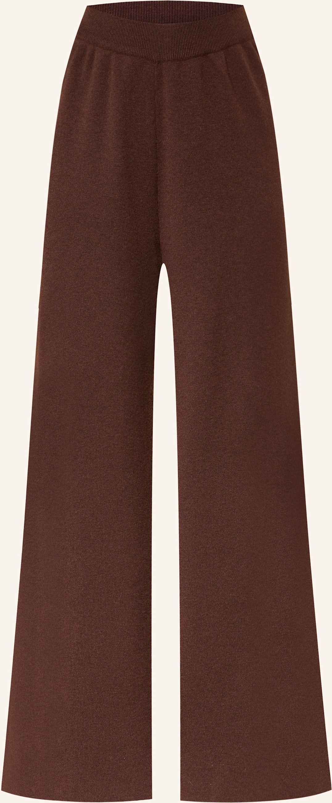 Karo Kauer Strickhose braun