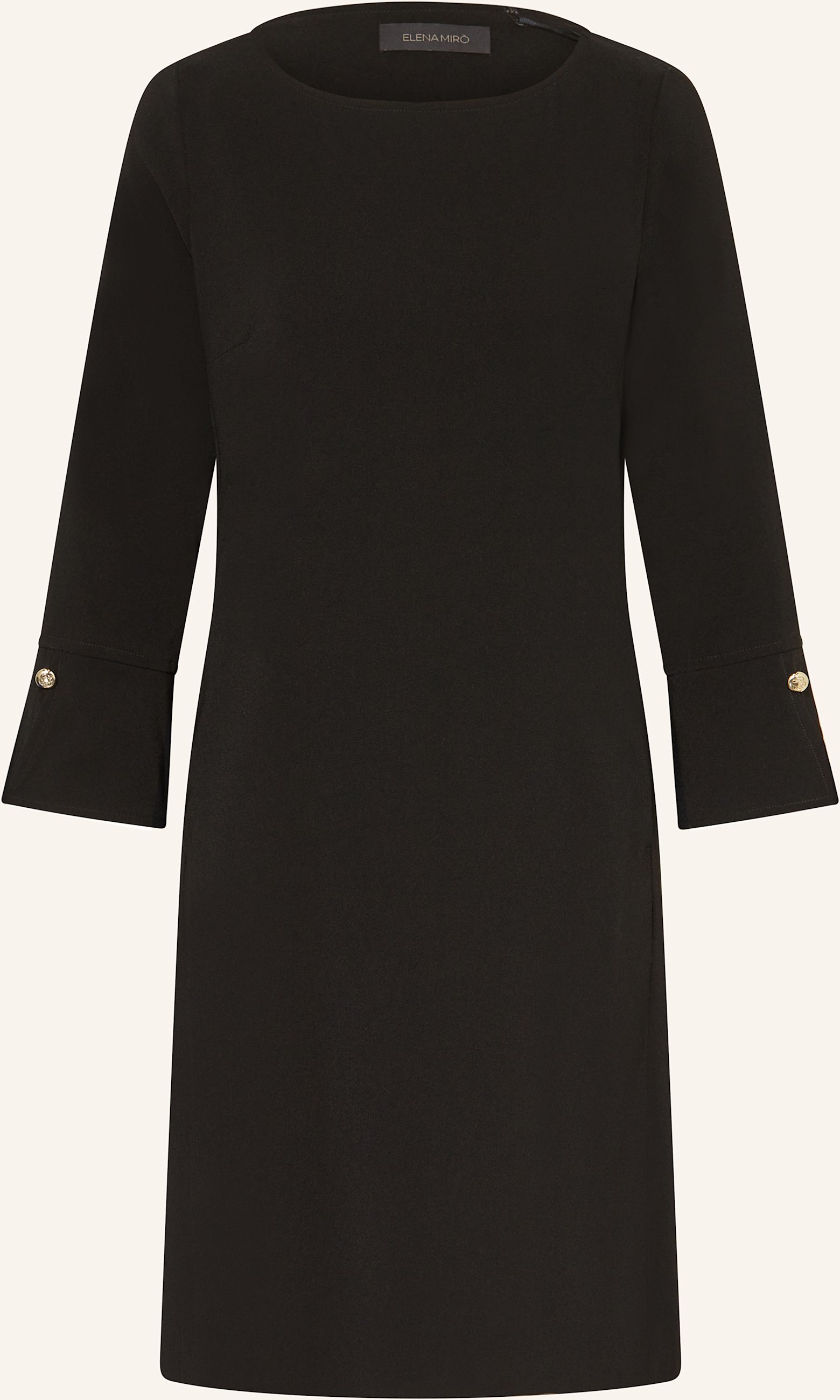Thumbnail - Elena Miro Kleid Mit 3/4-Arm schwarz