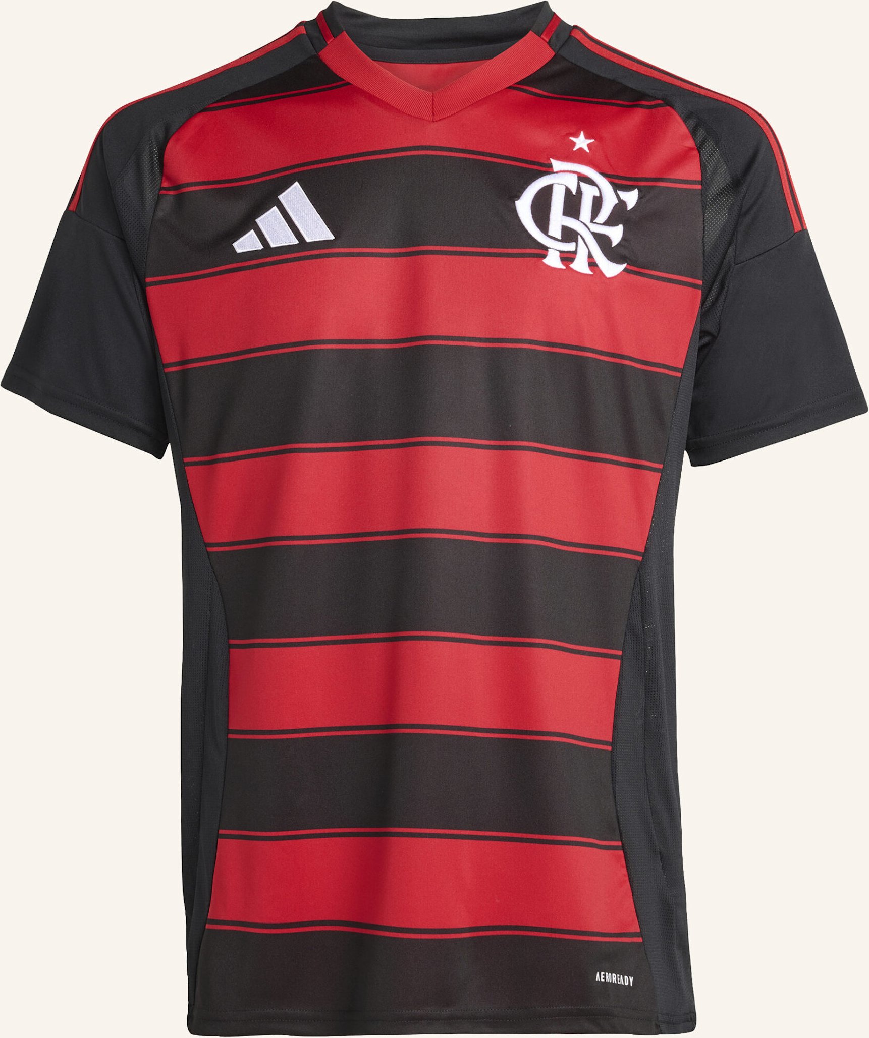 Thumbnail - Adidas Cr Flamengo 25 Heimtrikot schwarz