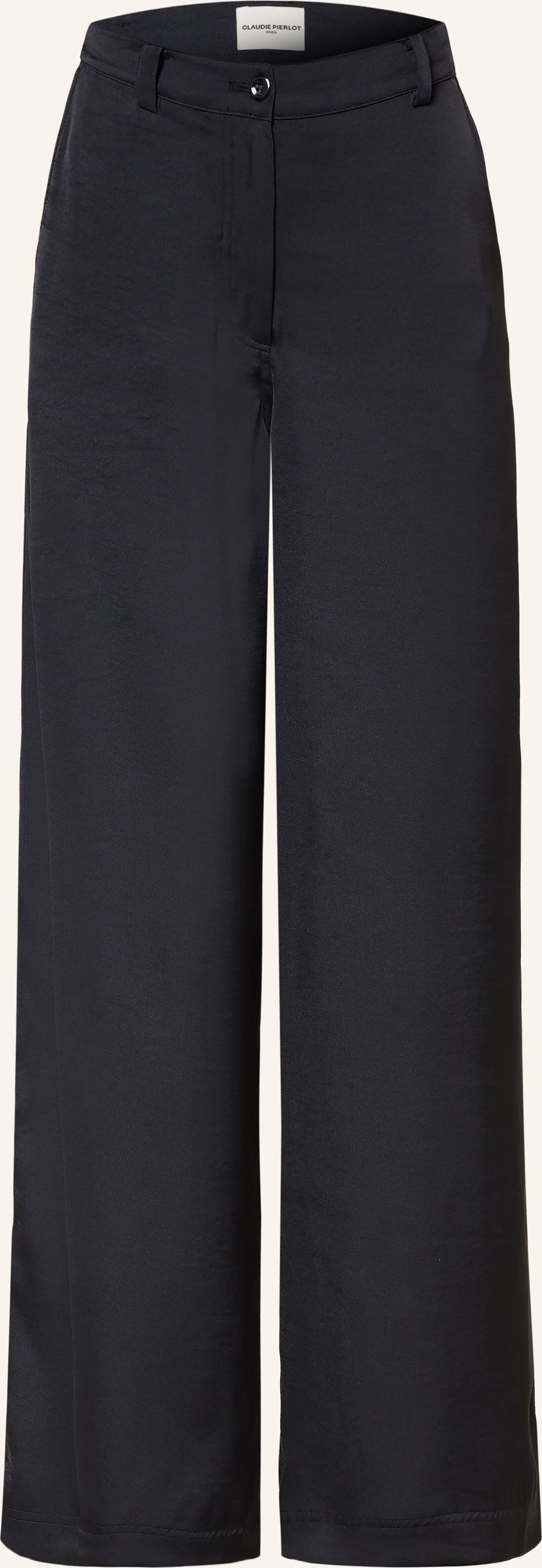 Claudie Pierlot Marlenehose Aus Satin blau