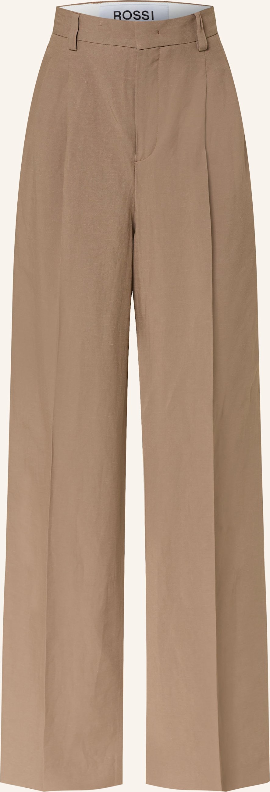 Rossi Hose Noa Mit Leinen braun