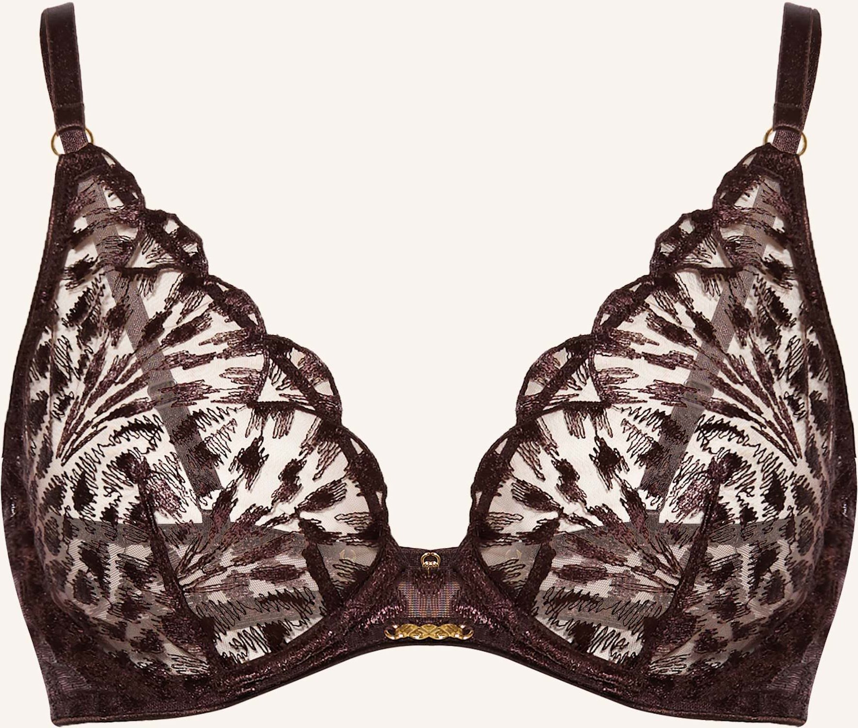 Aubade Triangel-Bh Crazy In Love braun