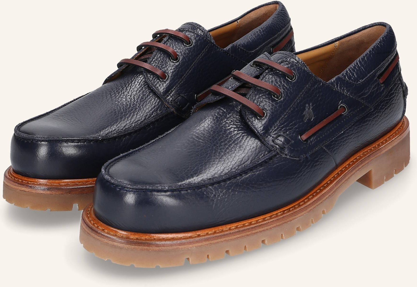 Heinrich Dinkelacker Bootsschuh Miami Plain T blau